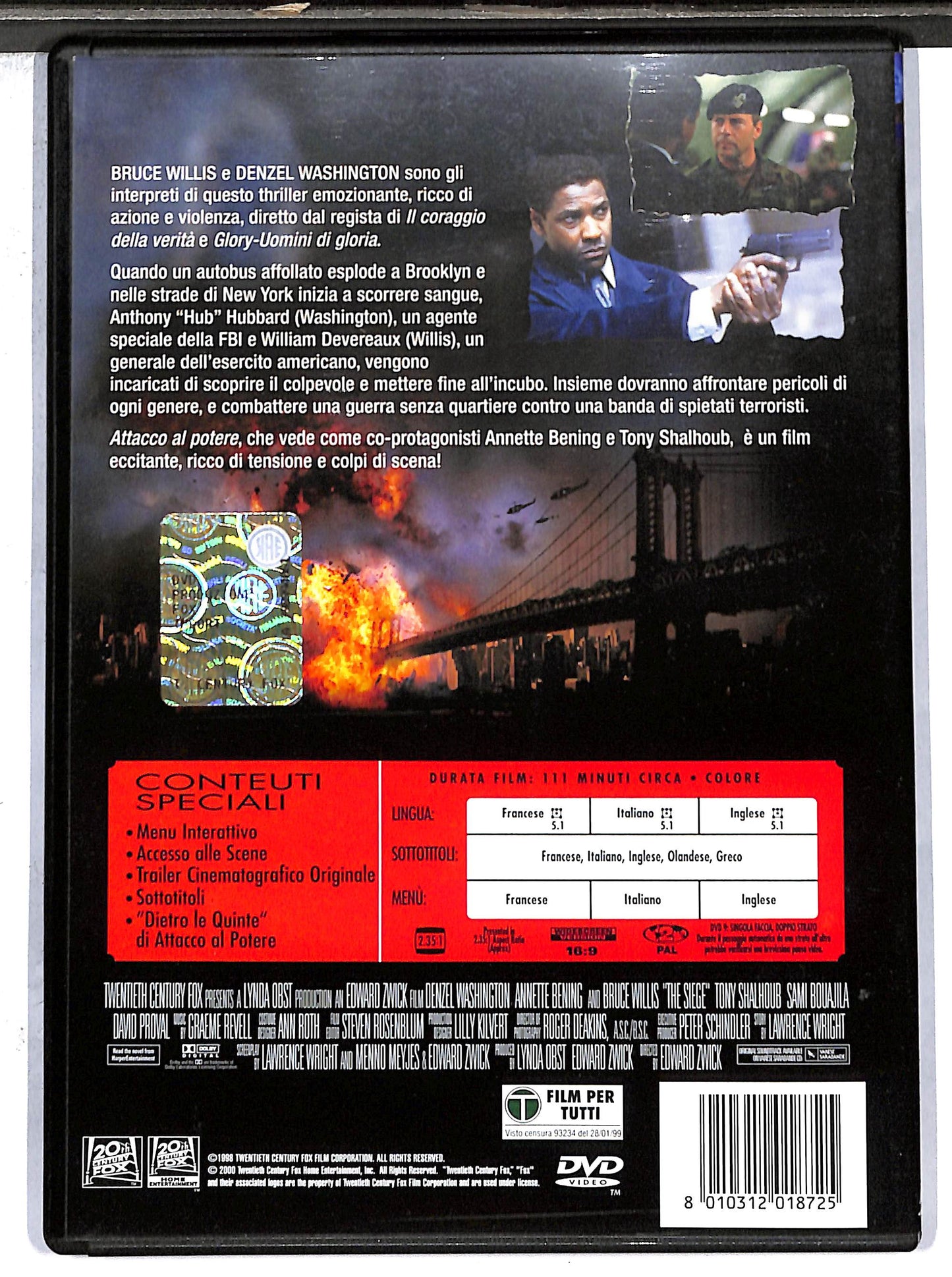 EBOND attacco al potere DVD D635617