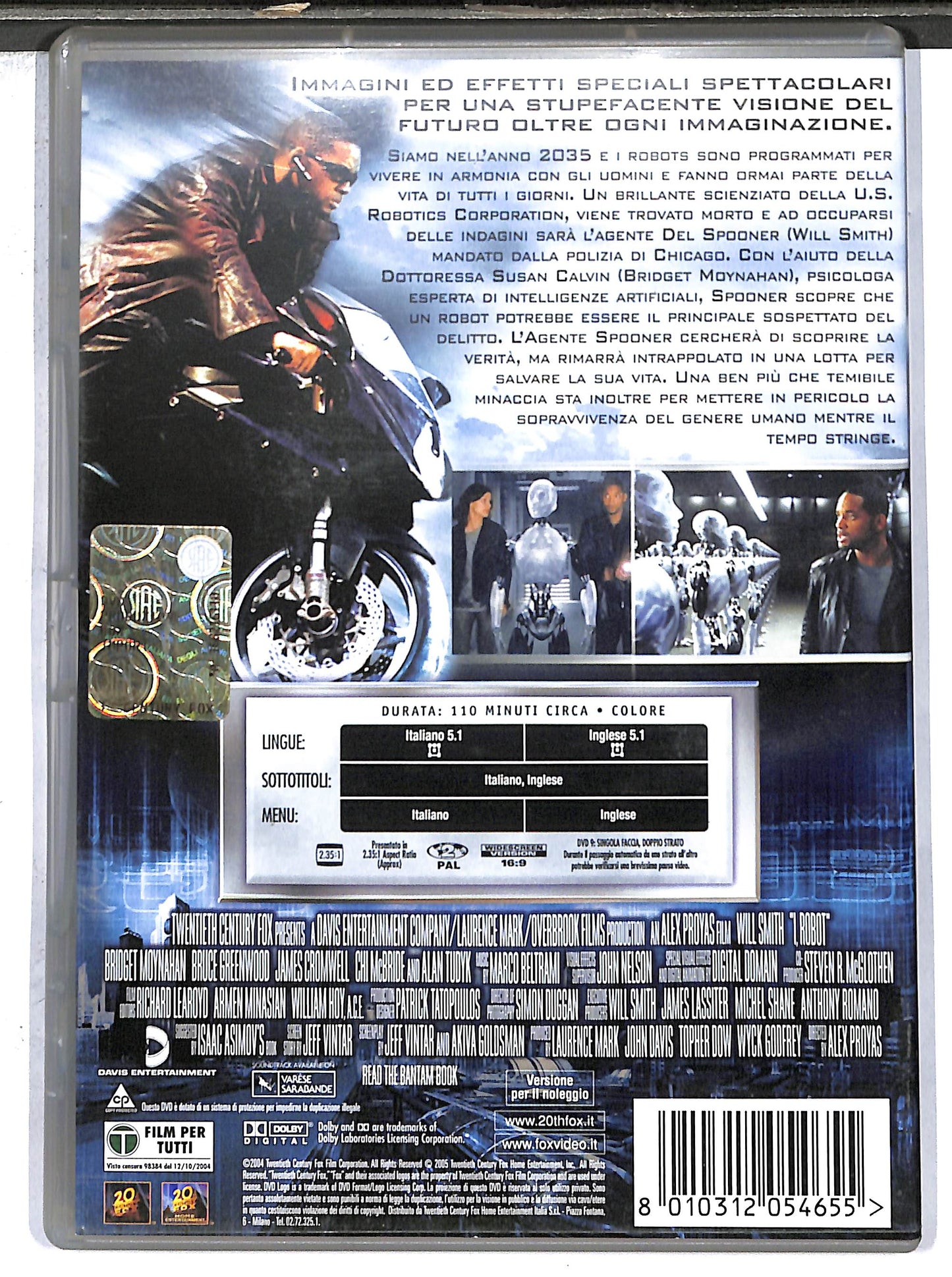 EBOND io robot NOLEGGIO DVD D635626