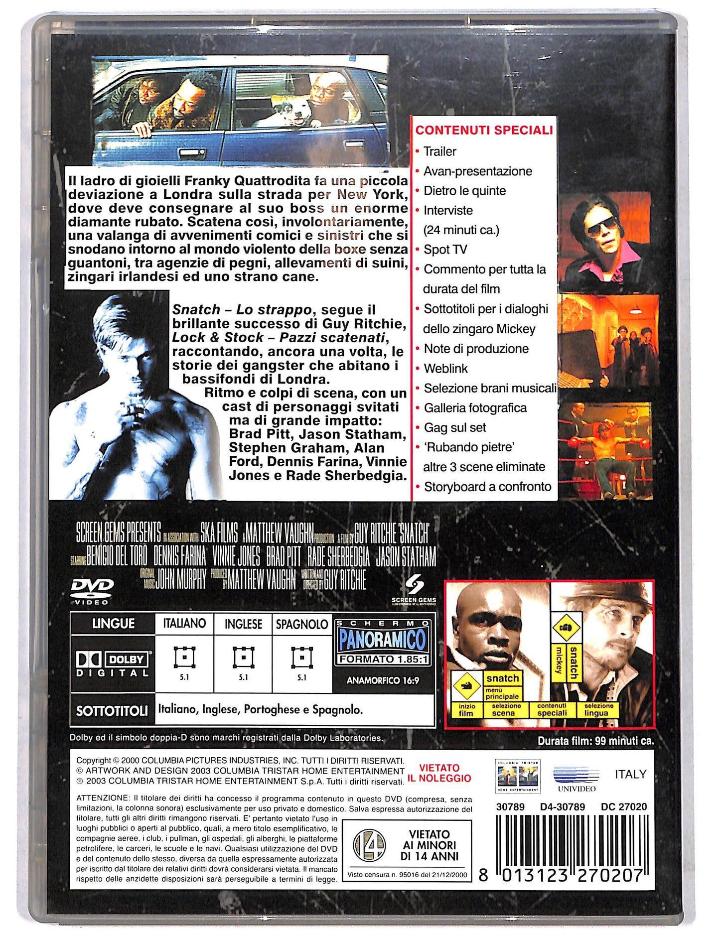 EBOND Snatch Io strappo DVD D635746