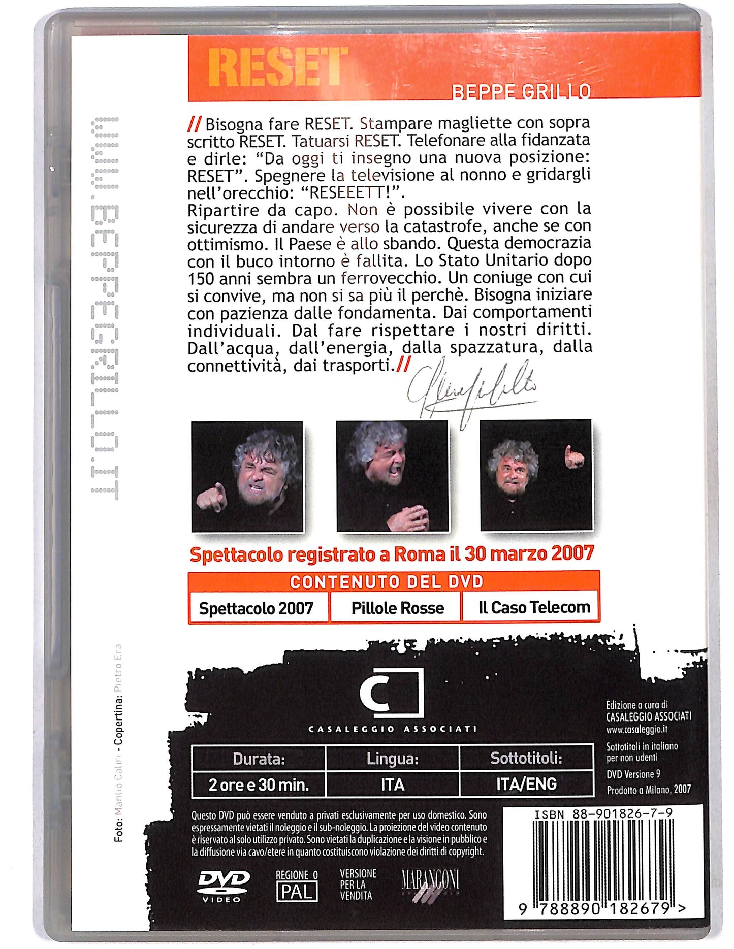 EBOND Reset - beppe Girllo  DVD D635755