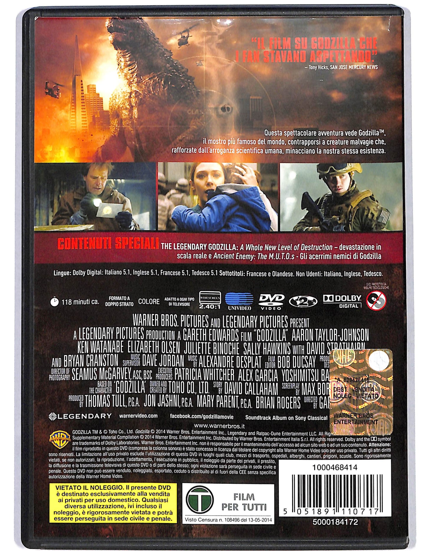 EBOND Godzilla DVD D635829