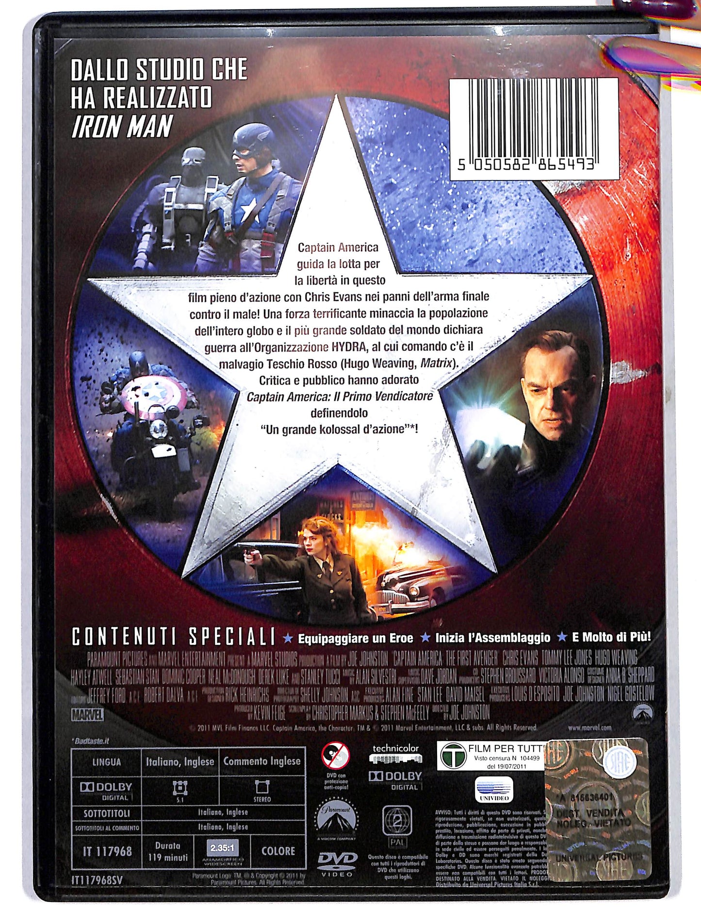 EBOND Capitan America il primo vendicatore DVD D635844