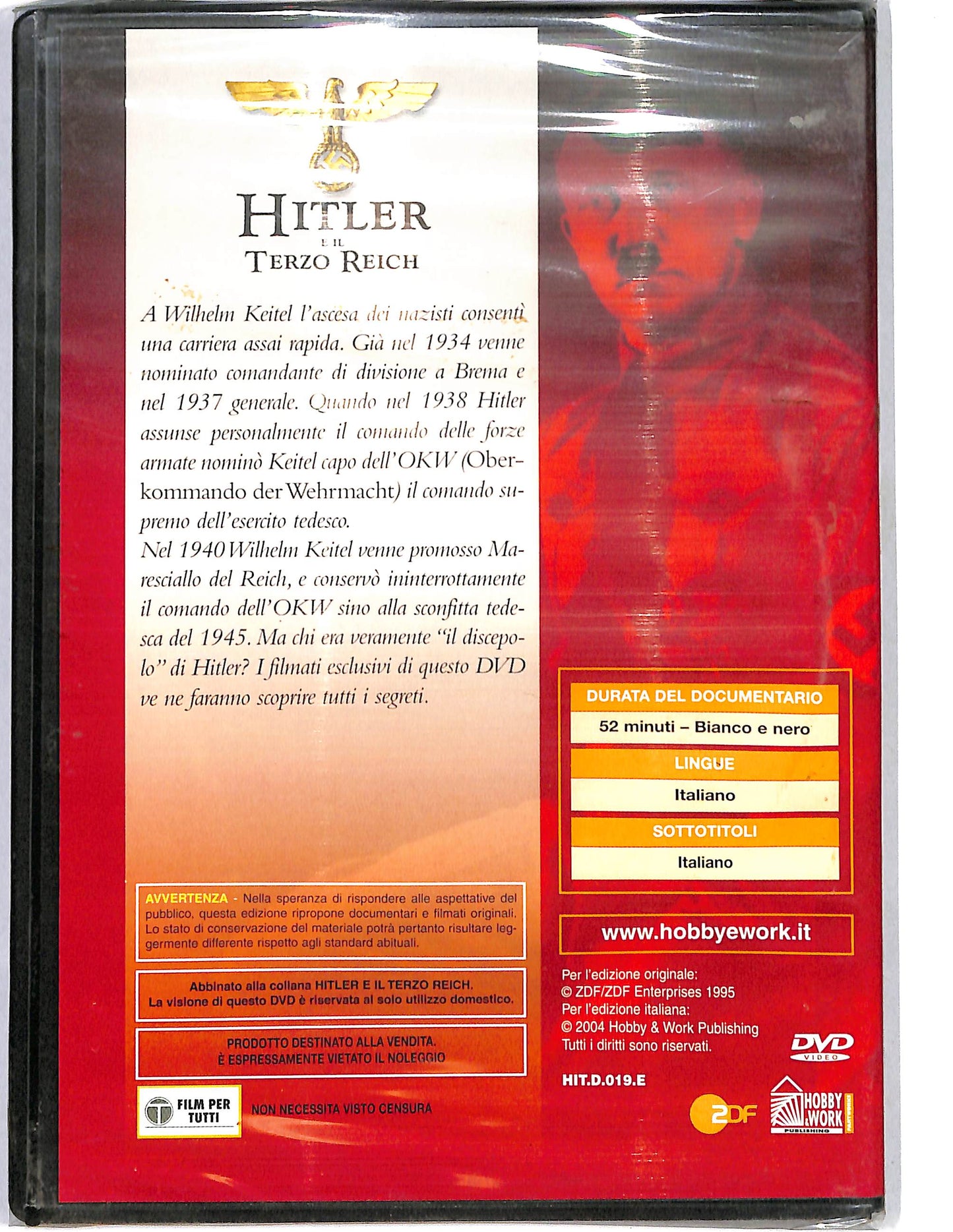 EBOND Hitler e il Tezo Reich - Wilhelm Keitel Il discepolo  EDITORIALE  DVD D635939