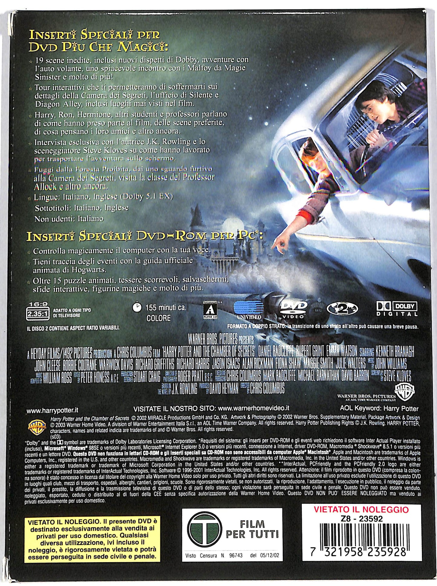 EBOND Harry Potter e la camera dei segreti (2DVD) DVD D636152