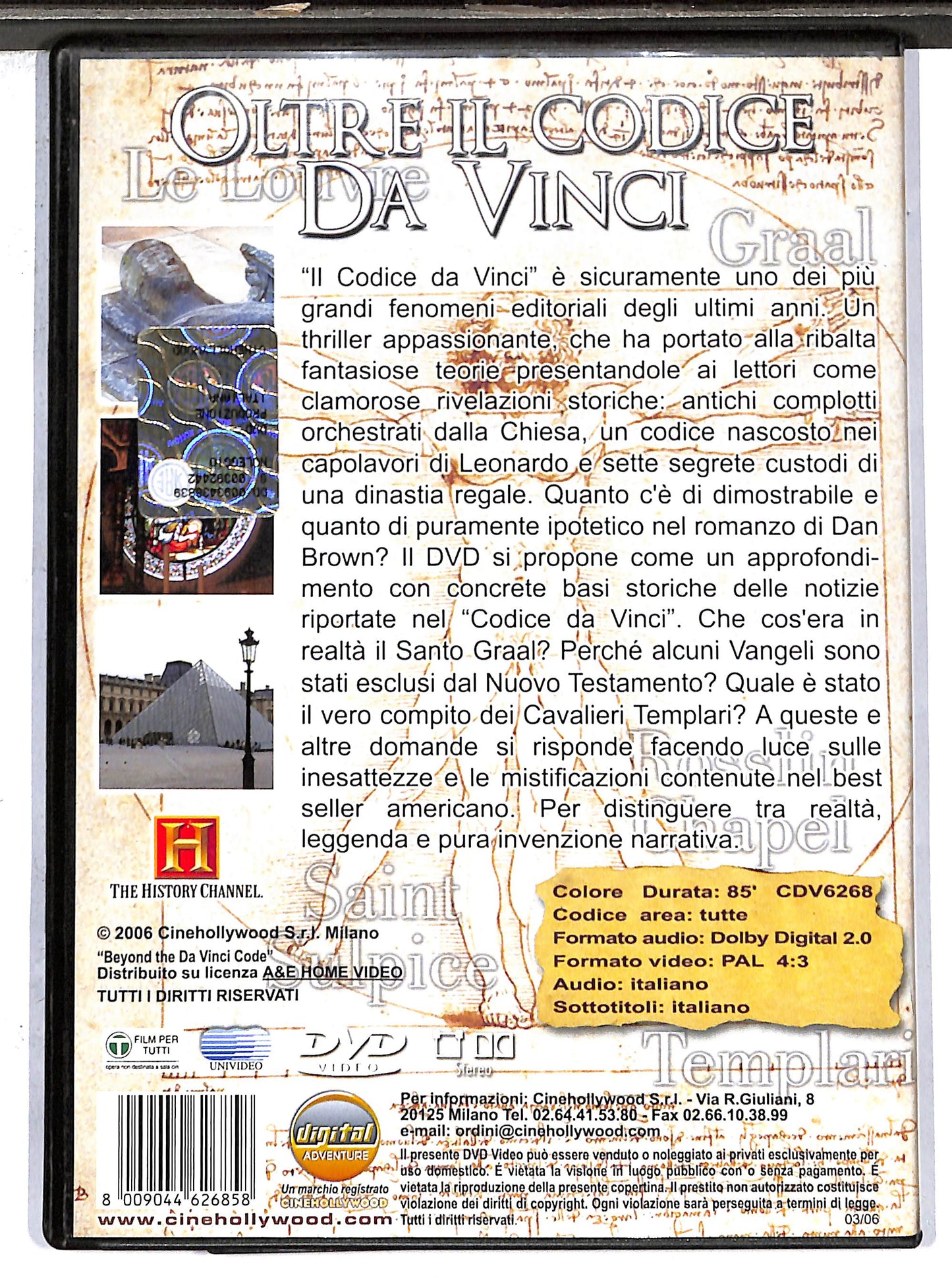 EBOND Oltre il Codice da Vinci  EDITORIALE DVD D636232