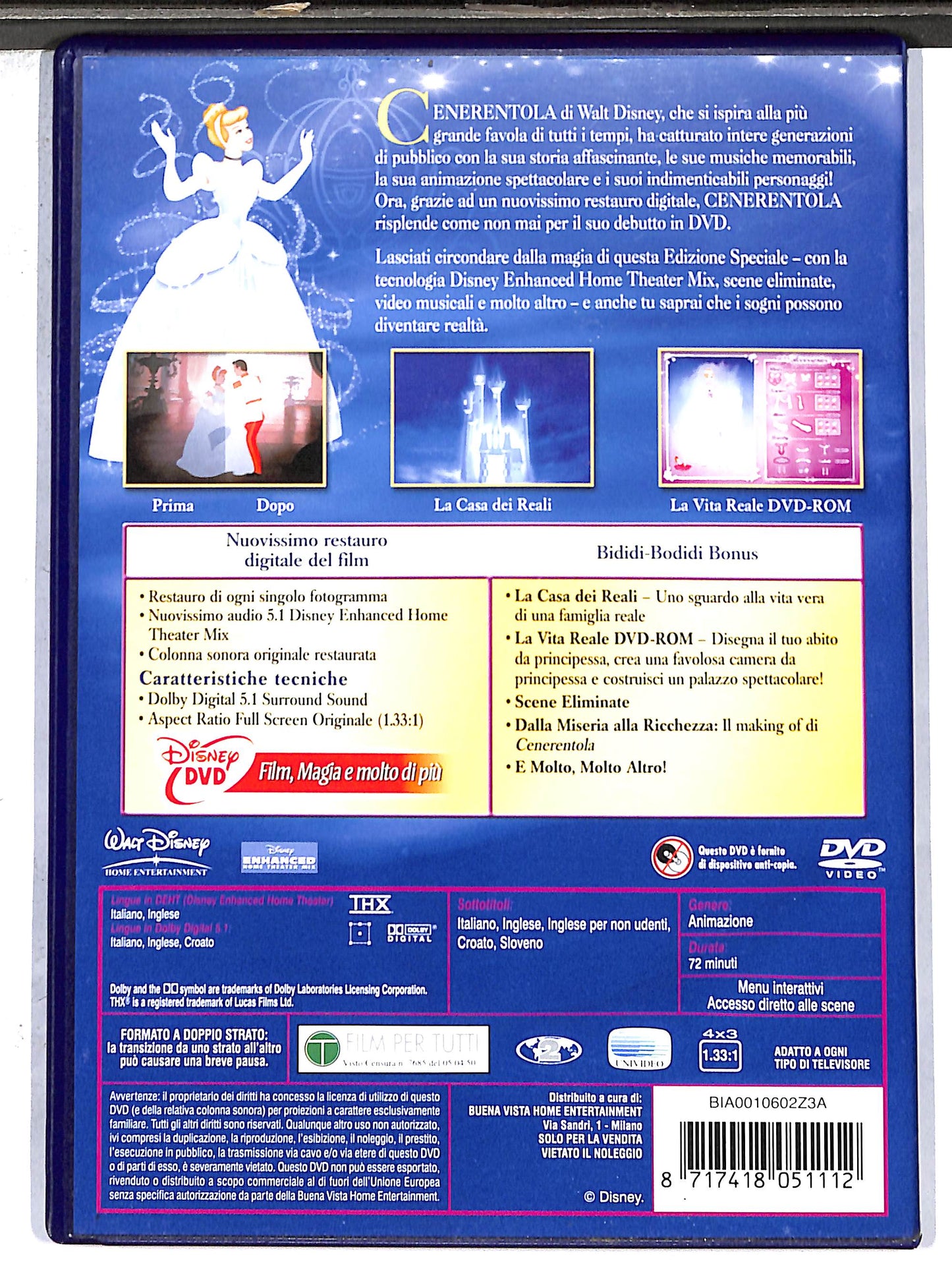 EBOND Cenerentola  EDIZIONE SPECIALE DVD D636238