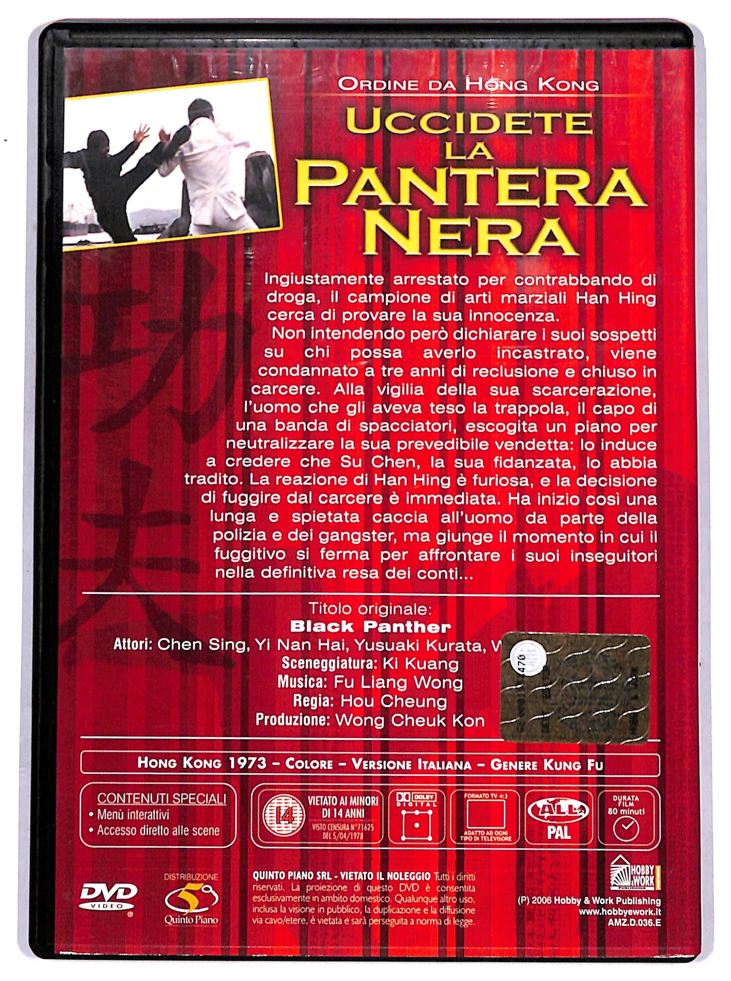 EBOND uccidete la Pantera Nera EDITORIALE DVD D636419