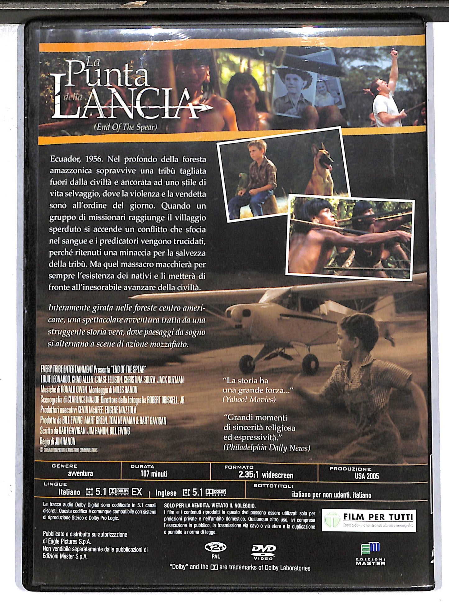 EBOND La punta della lancia  EDITORIALE DVD D636428