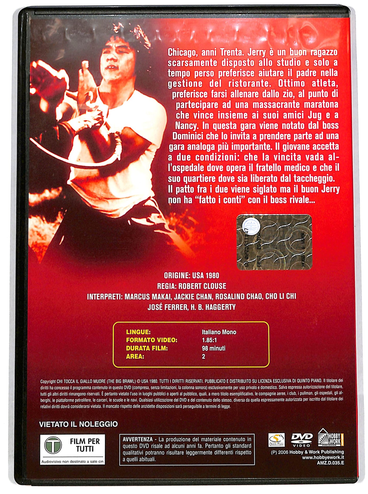 EBOND Chi tocca il giallo muore  EDITORIALE  DVD D636506