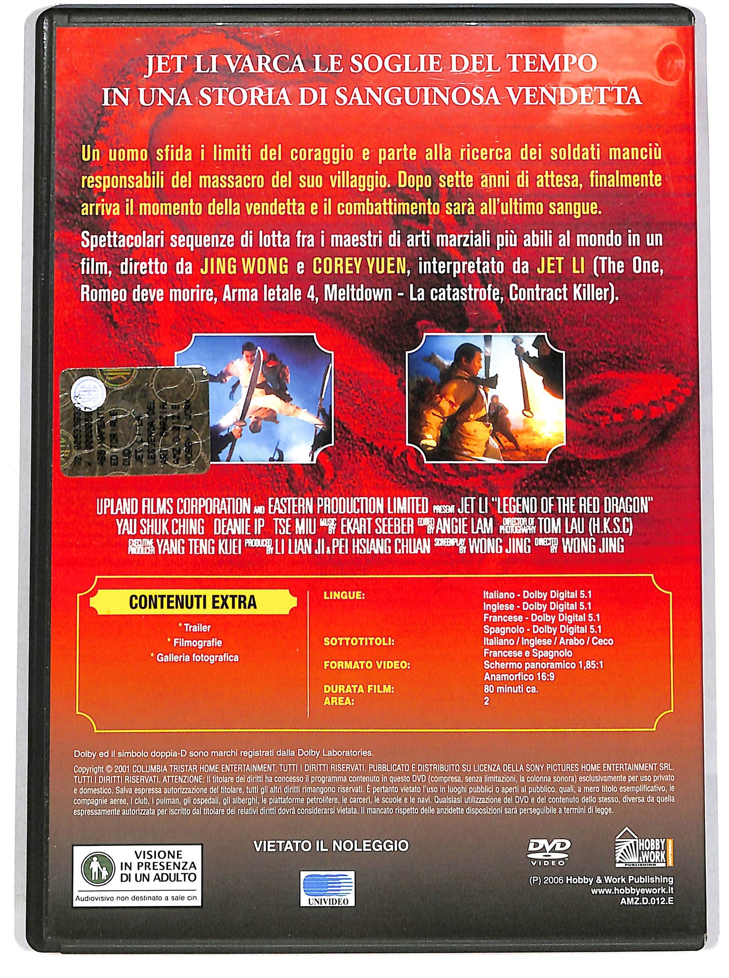 EBOND La leggenda del drago rosso  EDITORIALE  DVD D636518