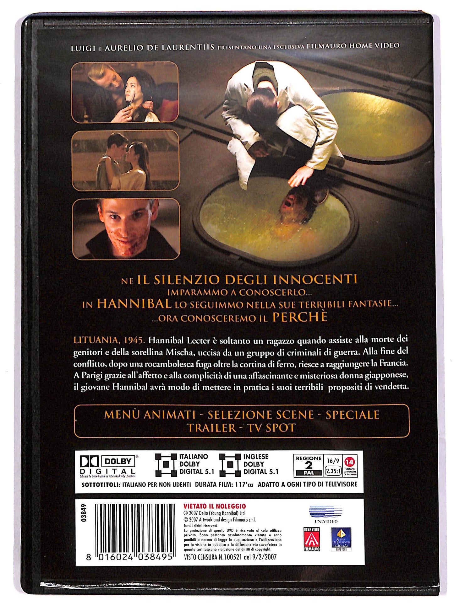 EBOND Hannibal Lecter - Le origini del male DVD D636610