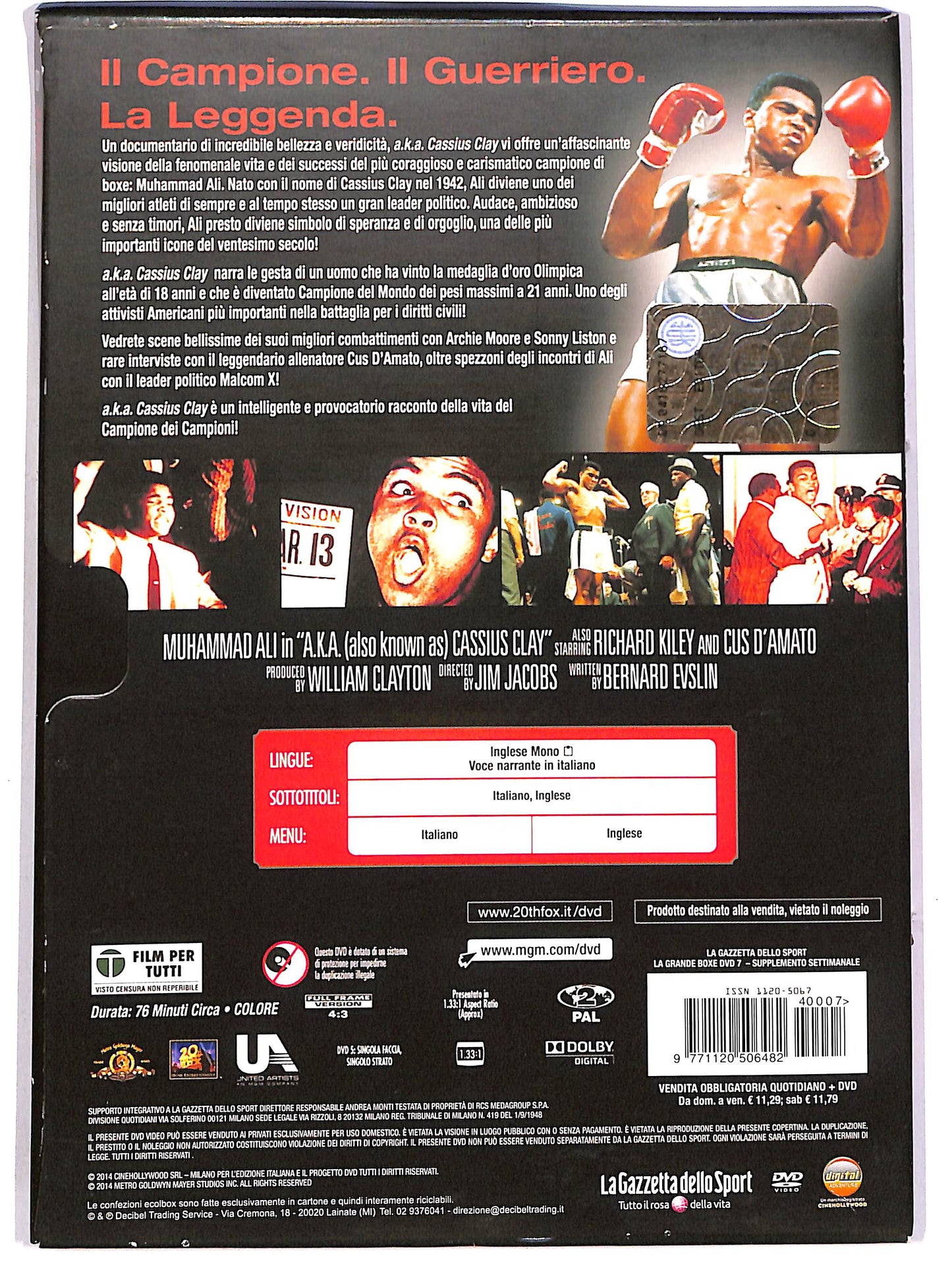 EBOND Muhammad Ali in A.K.A. Cassius Clay EDITORIALE DVD D636631