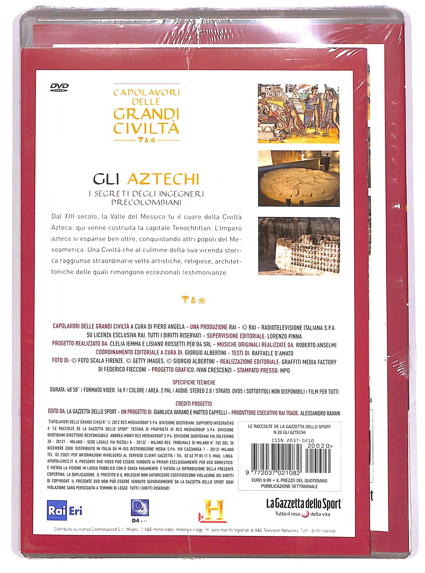 EBOND Gli Aztechi Vol.20 EDITORIALE DVD D636651