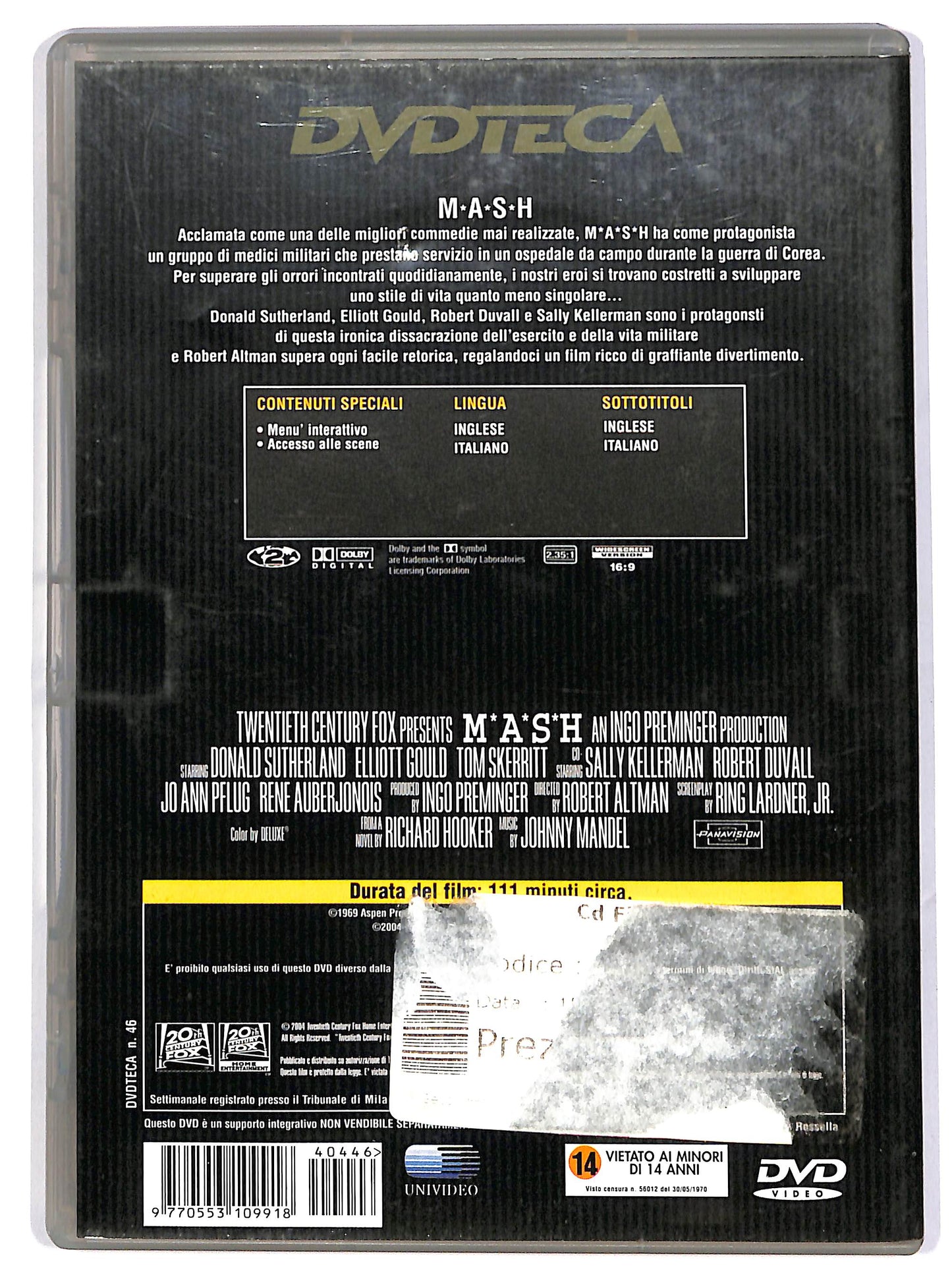 EBOND M*A*S*H EDITORIALE DVD D636736