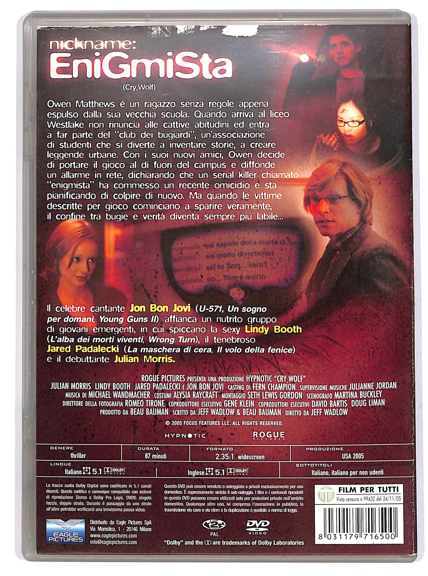 EBOND Nickname: Enigmista DVD D636818