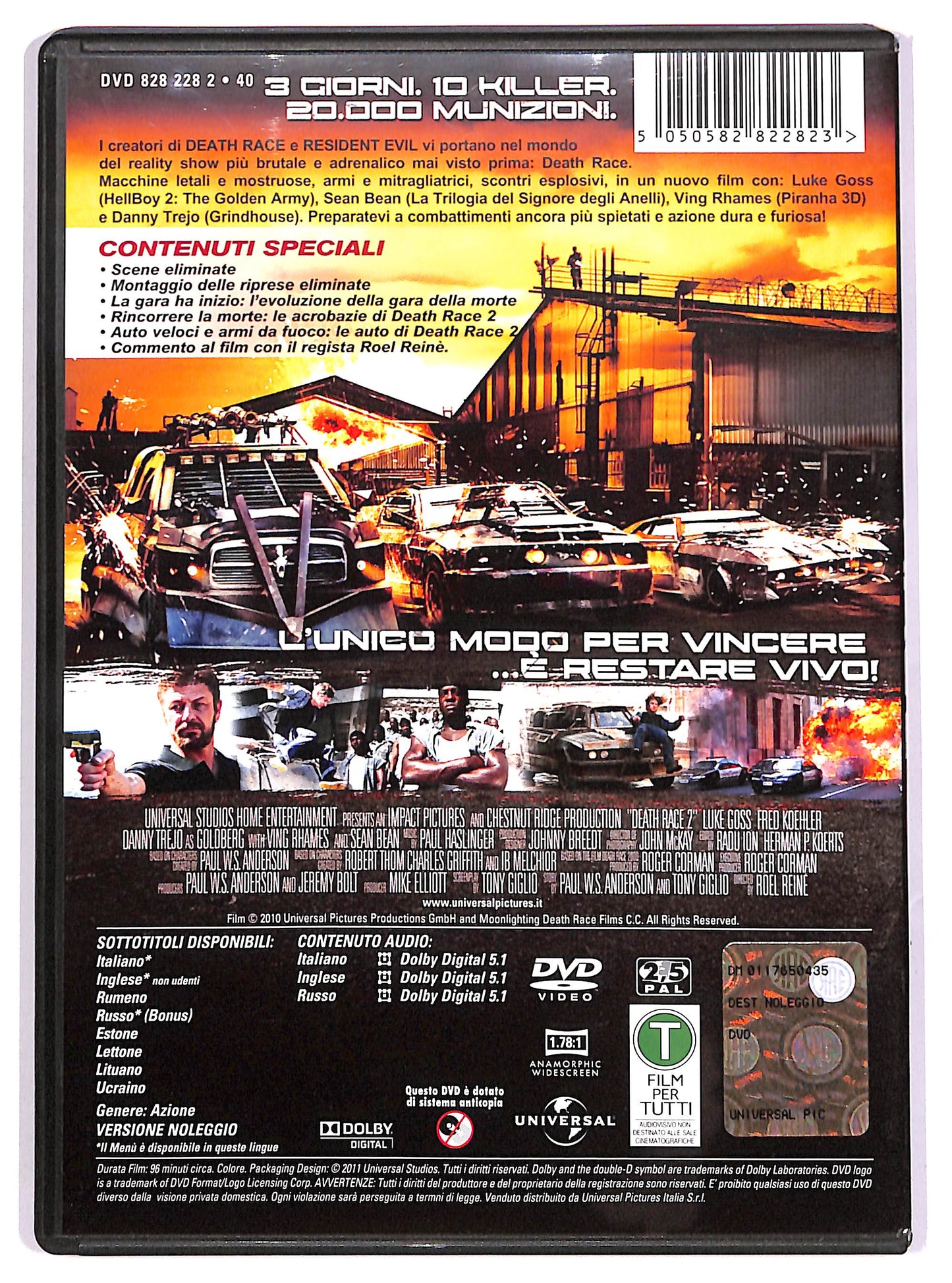 EBOND Death Race 2 NOLEGGIO DVD D636942