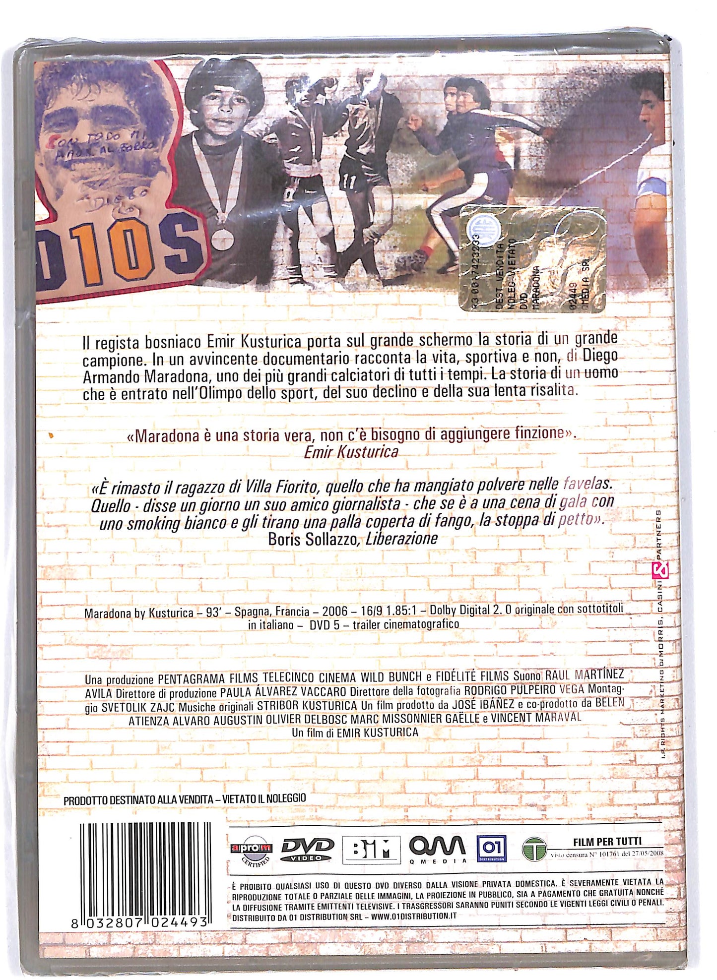 EBOND Maradona di Kusturica  DVD D637033