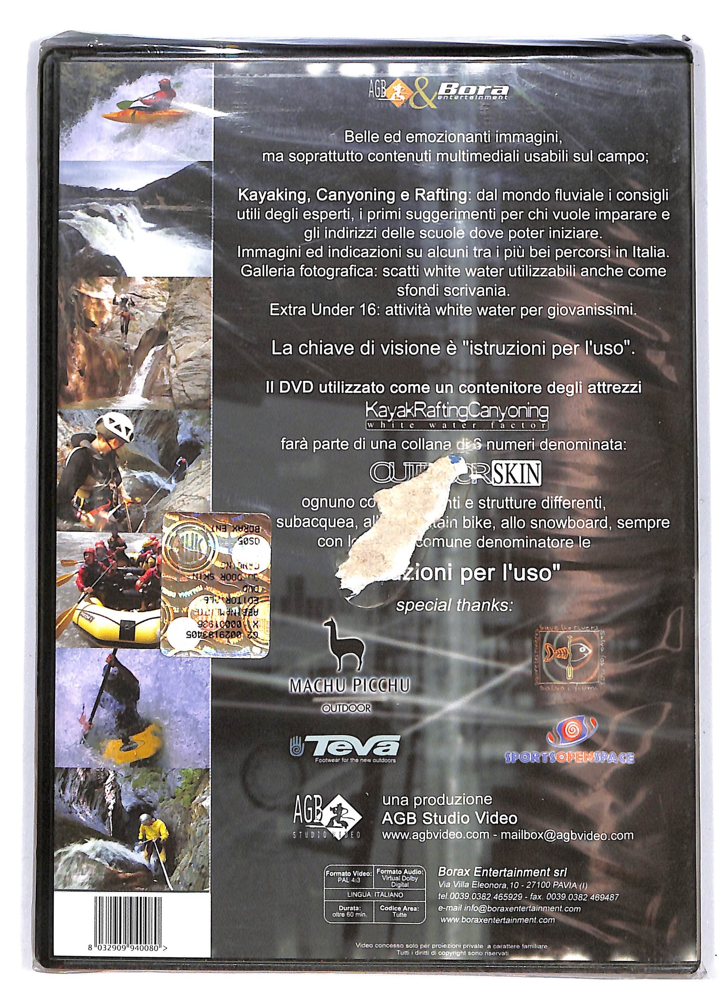 EBOND Kayak Rafting Canyoning Instruzioni per l'uso DVD D637043