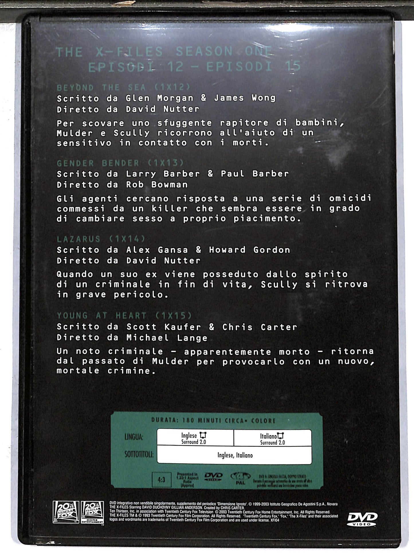 EBOND the x files season one episodi 12 - 15  EDITORIALE DVD D637161