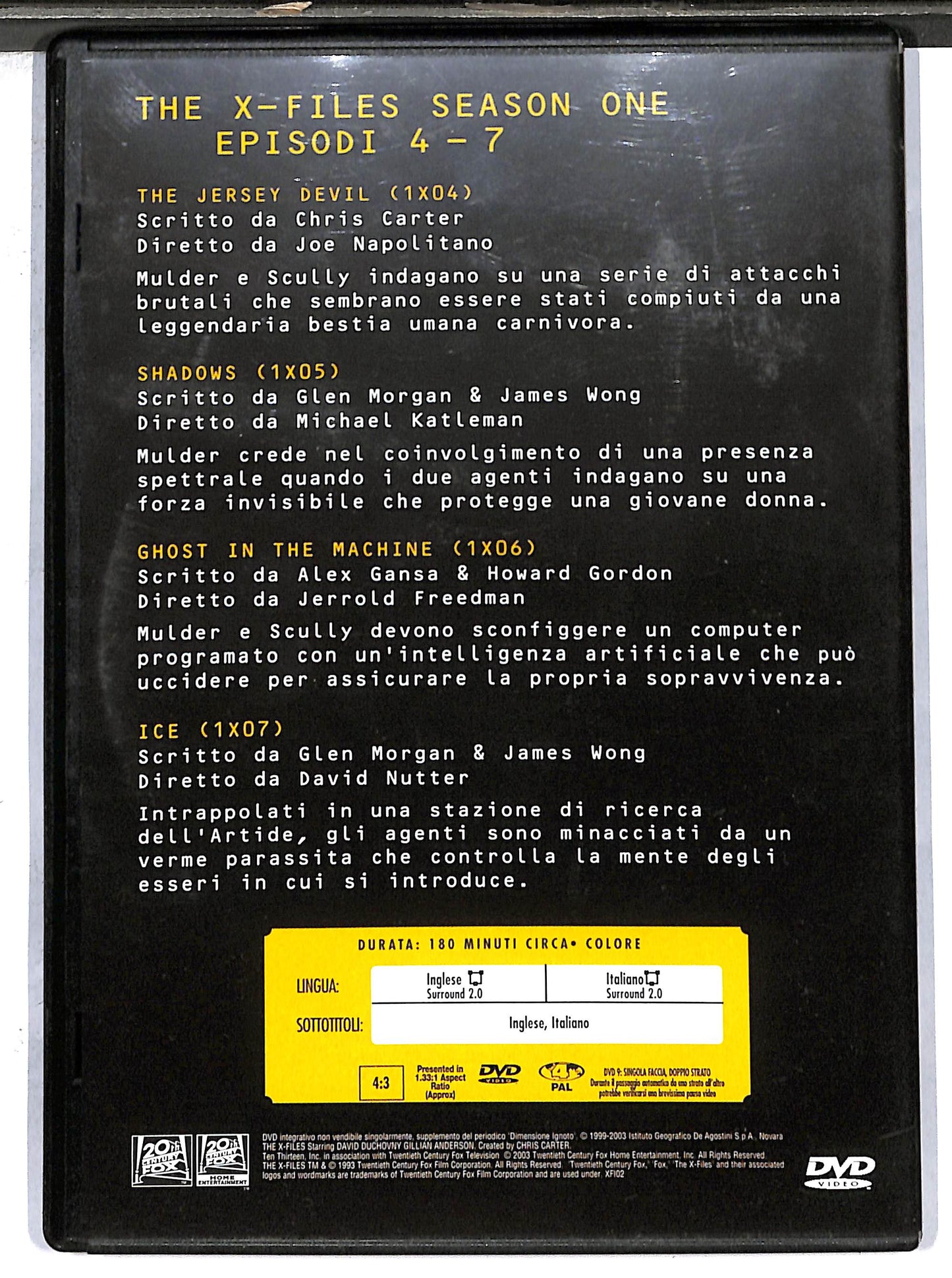 EBOND the x files season one episodi 4 - 7  EDITORIALE DVD D637162
