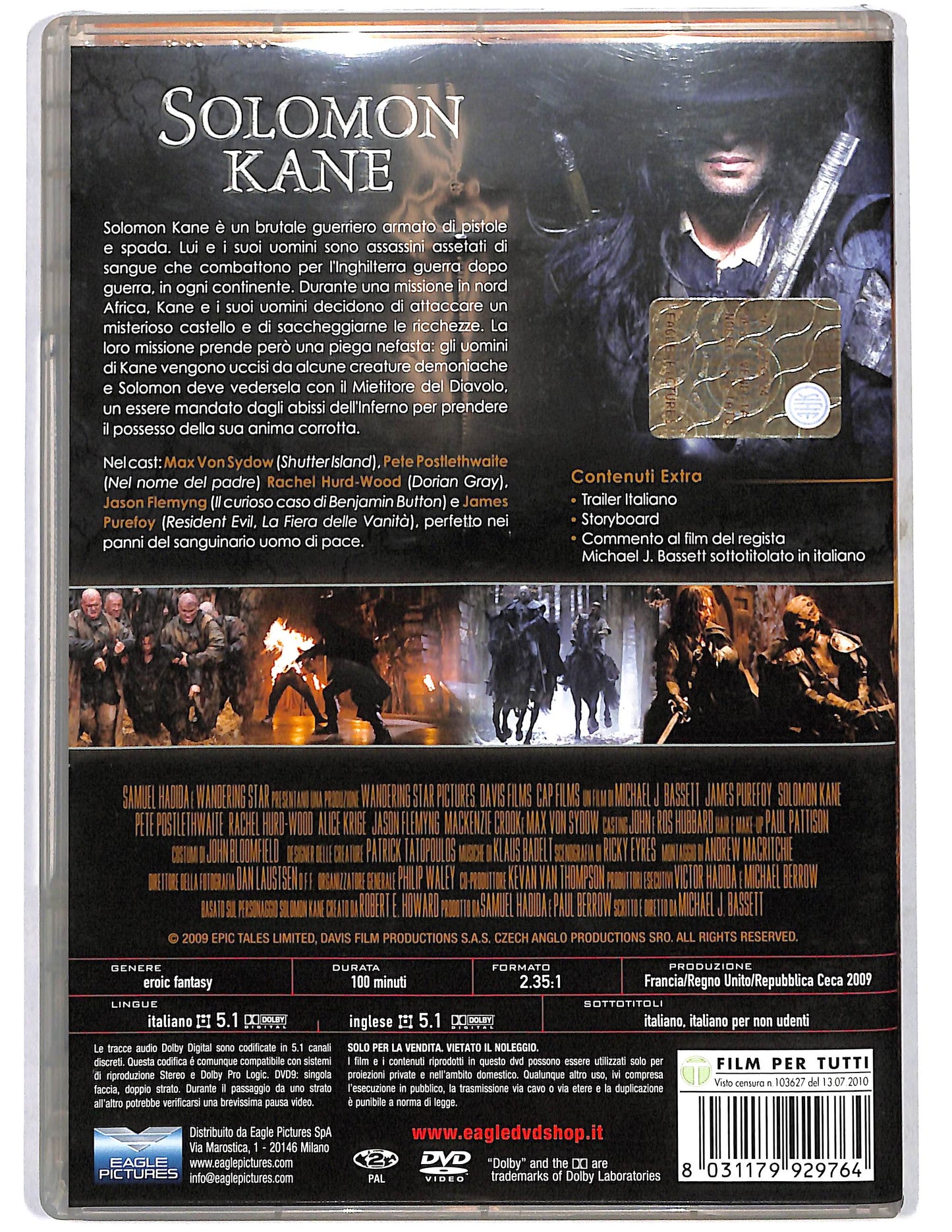 EBOND Solomon Kane  DVD D637213