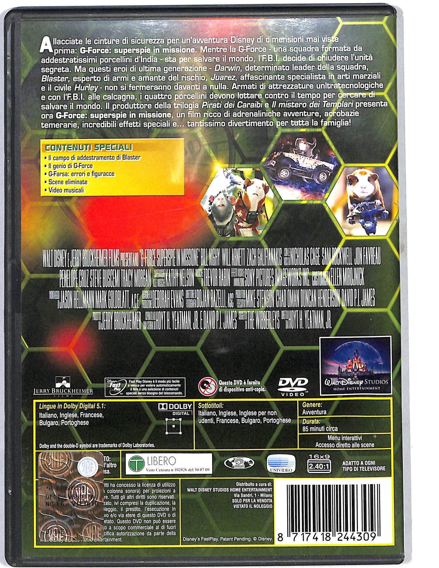 EBOND G Force Superspie in missione  DVD D637259