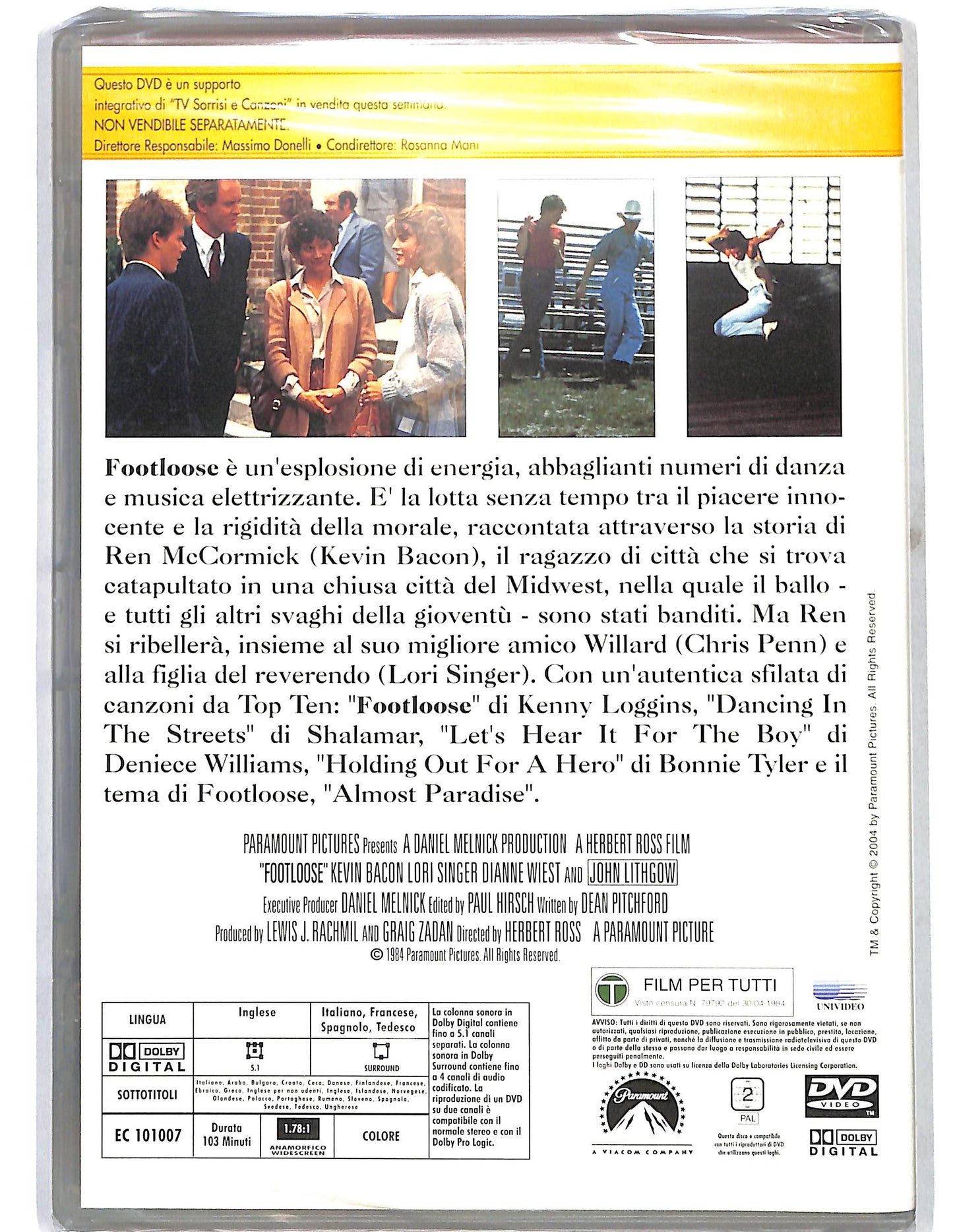 EBOND Footlooese  EDITORIALE DVD D637350
