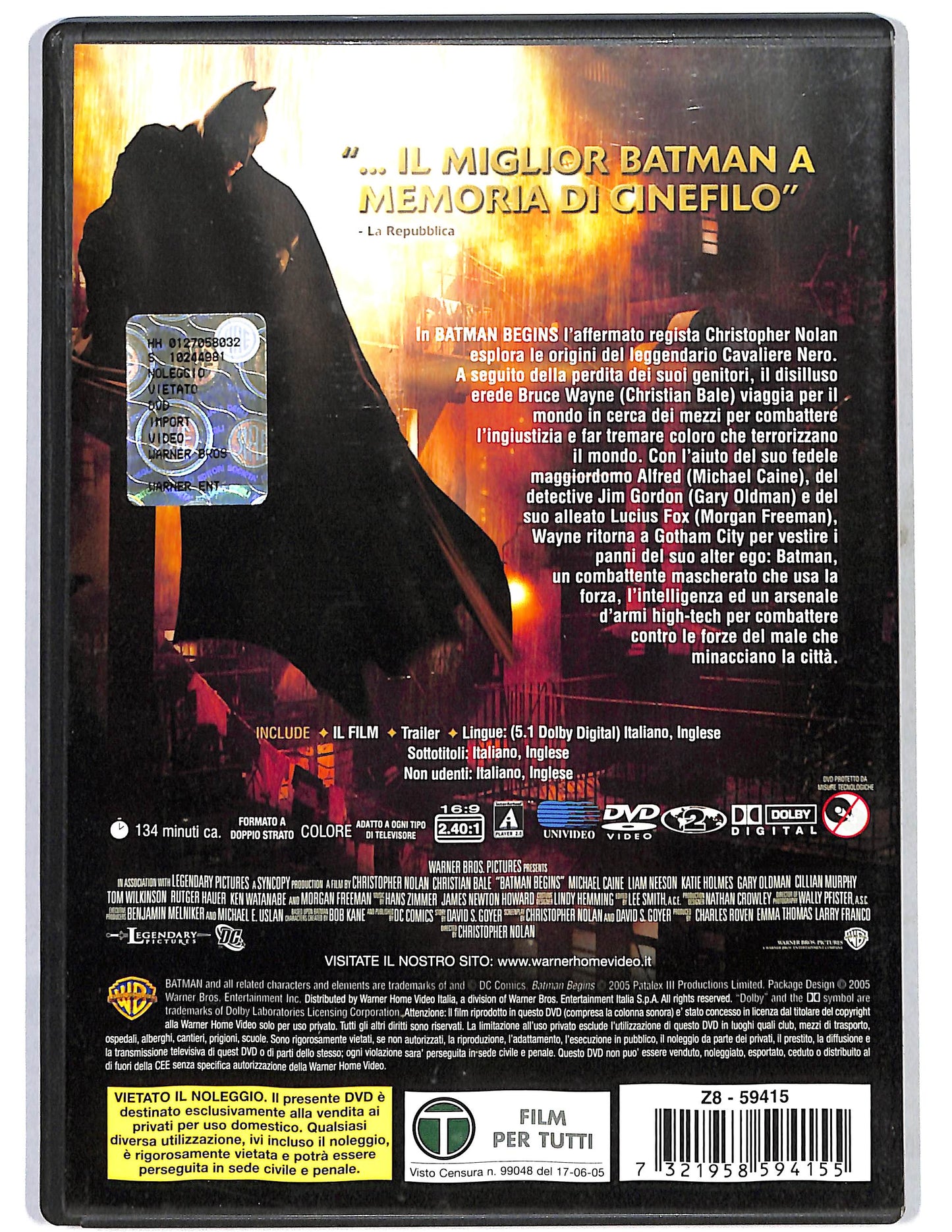 EBOND Batman Begins  DVD D637366