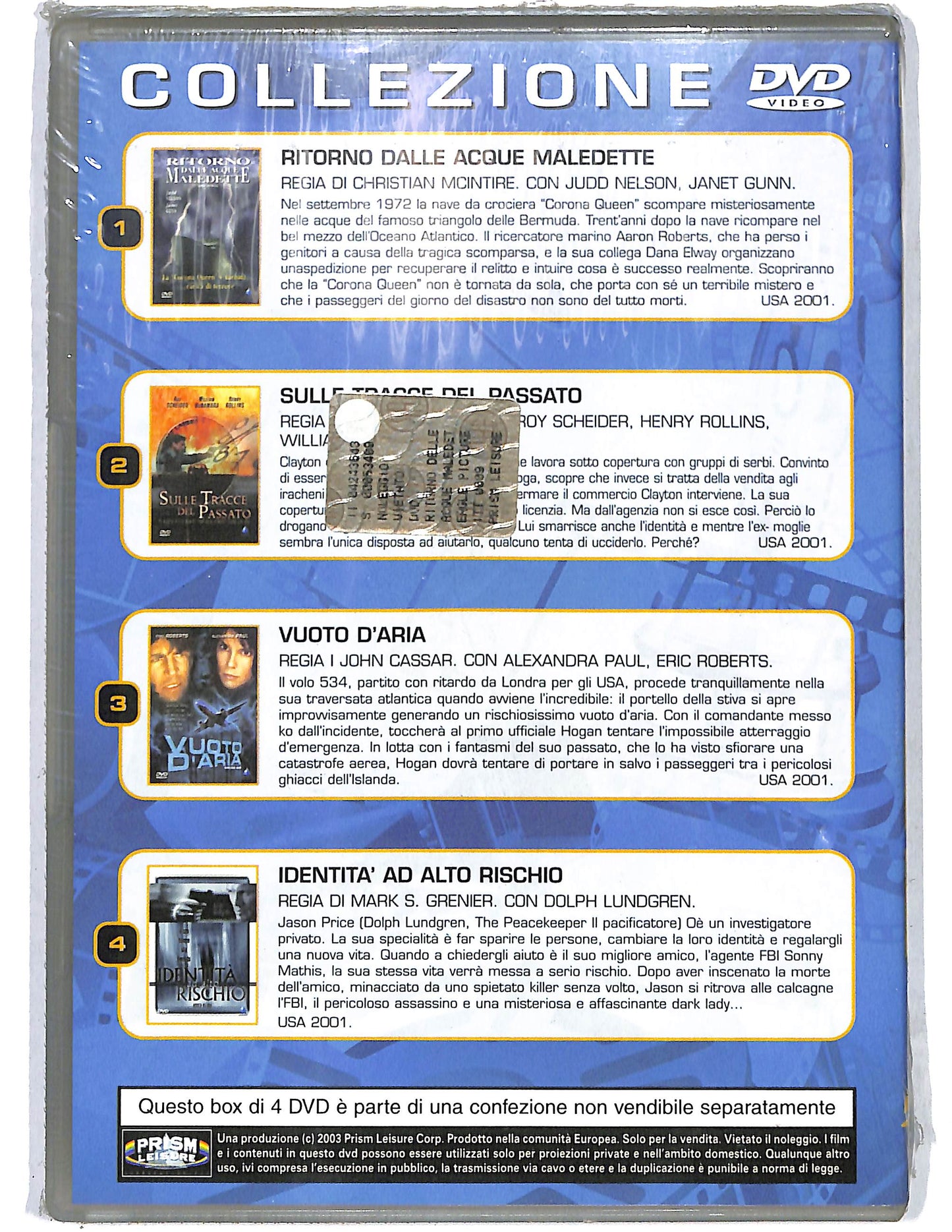 EBOND 4 Film in 2 DVD  EDITORIALE  DVD D637540