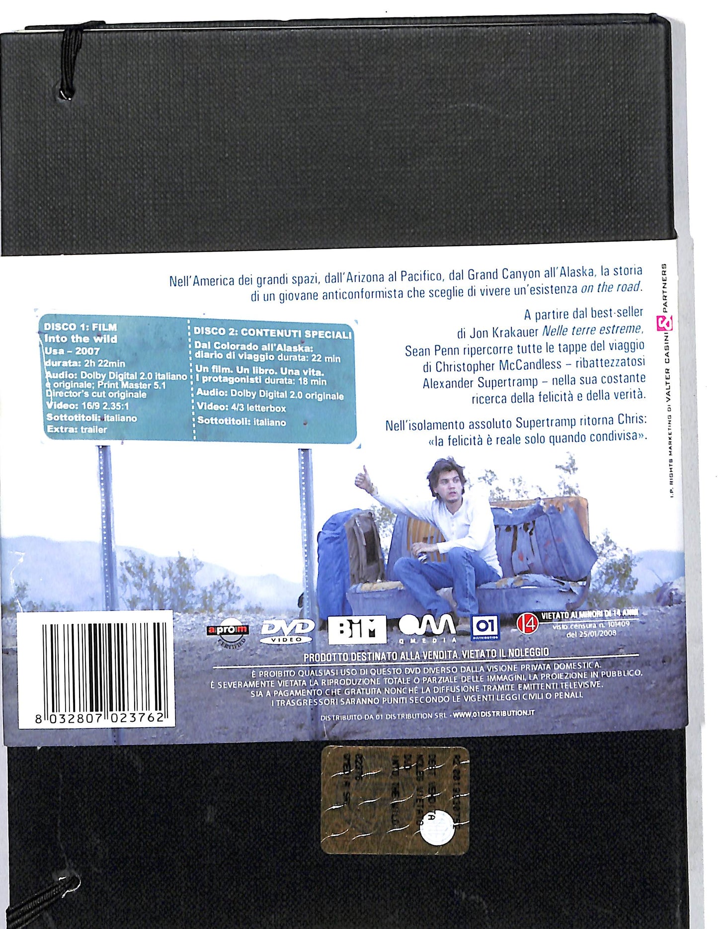 EBOND Into the wild Nelle terre selvagge (2 dischi) DVD + Taccuino D637913