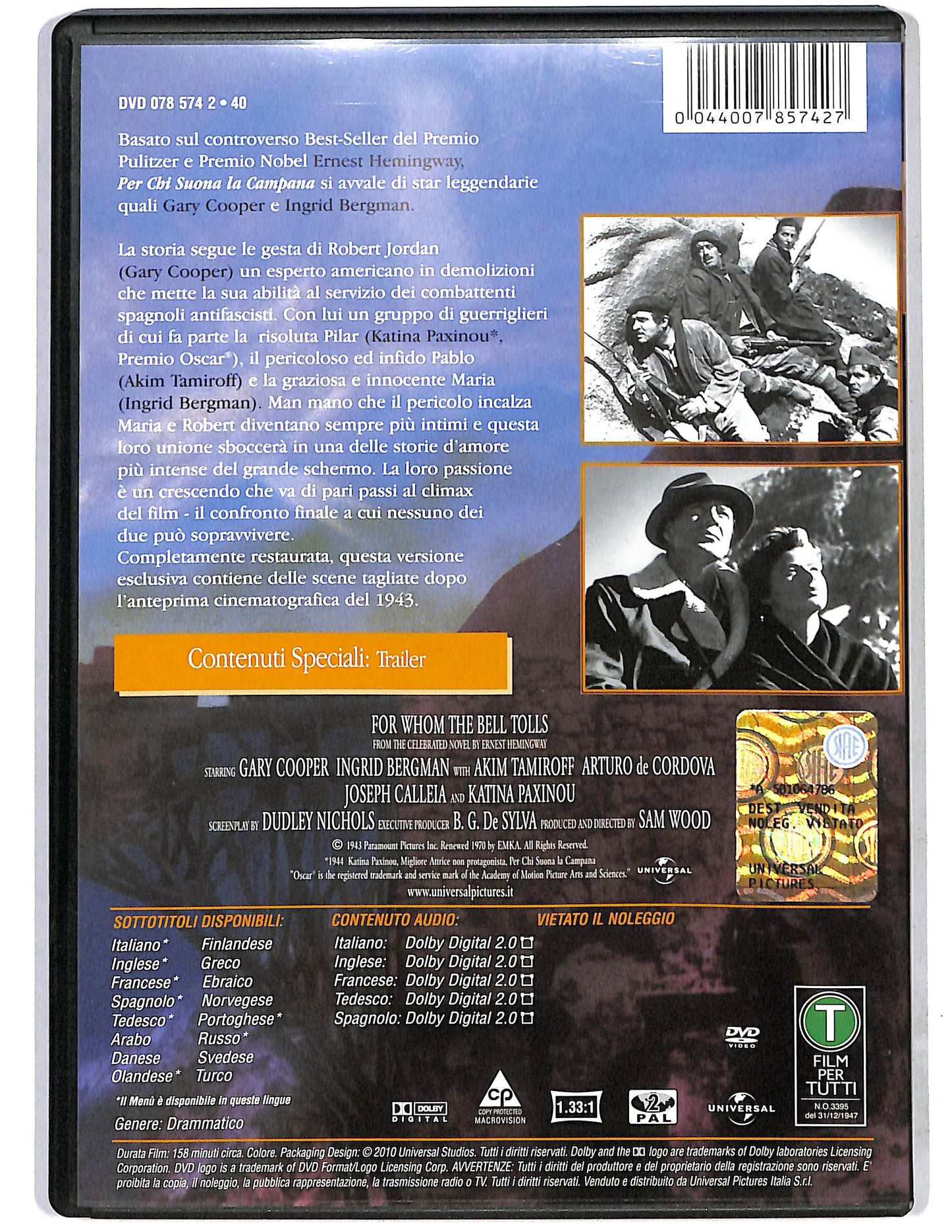 EBOND Per chi suona la campana  DVD D637951