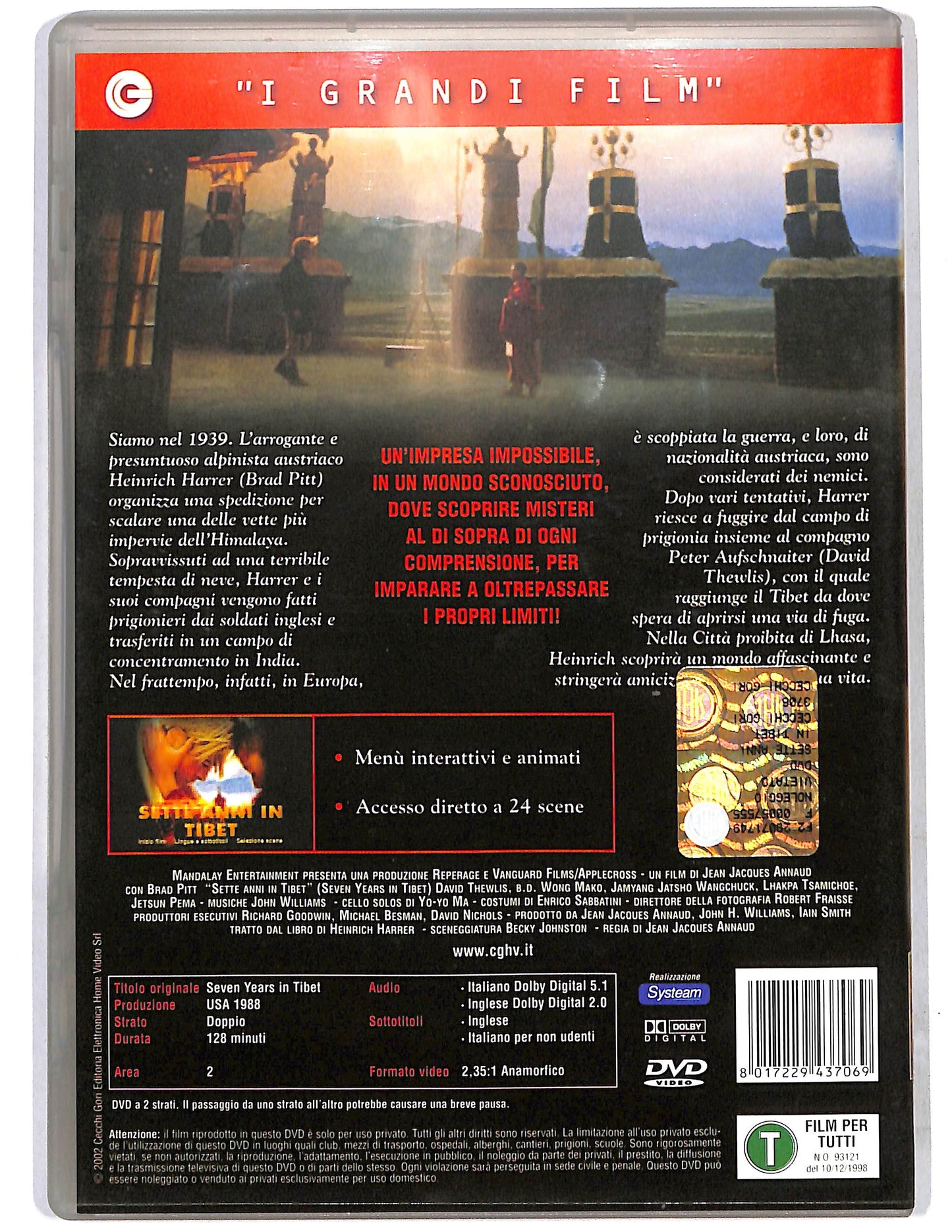 EBOND Sette anni in Tibet  DVD D638014