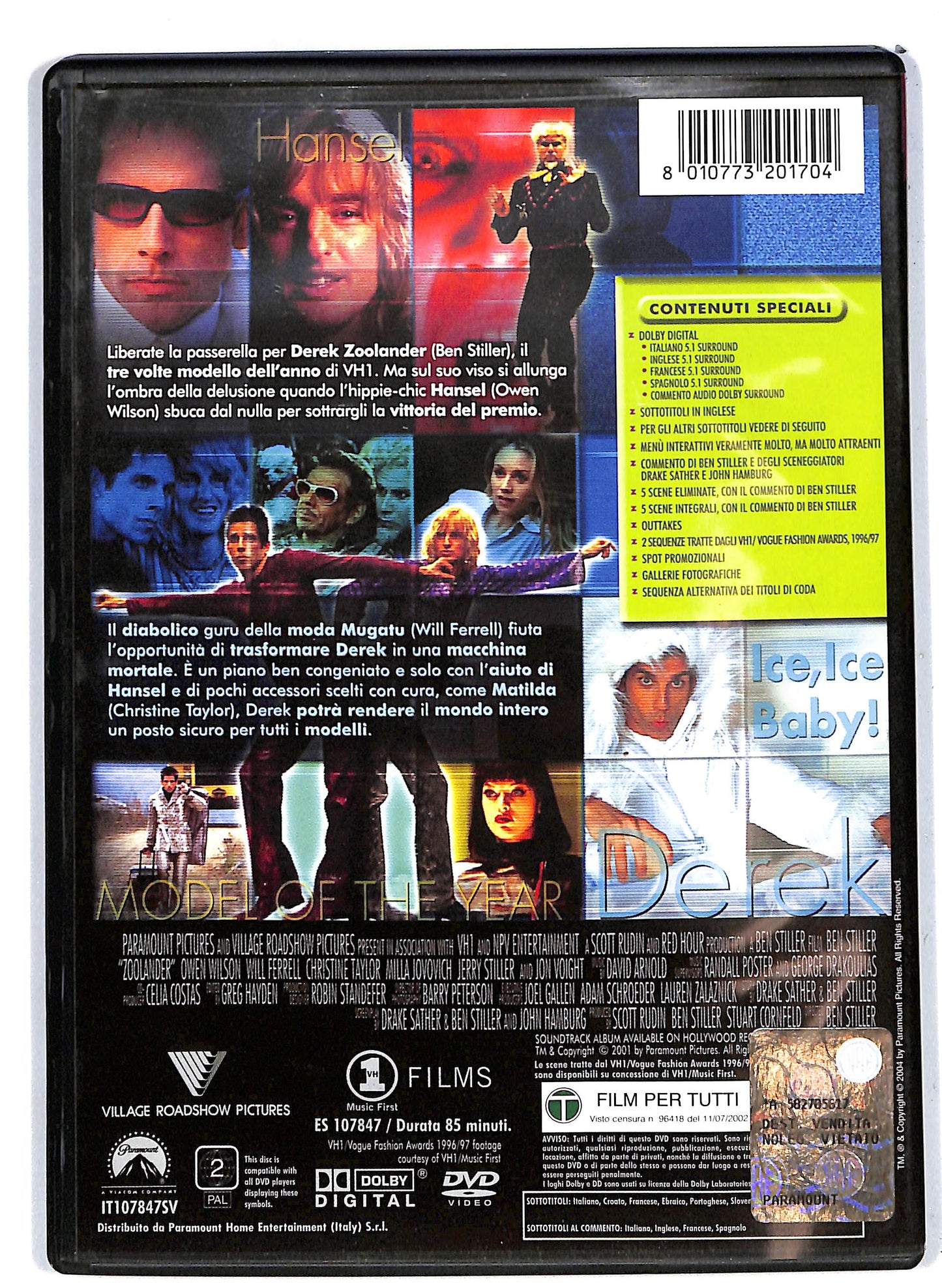 EBOND Zoolander DVD D638339