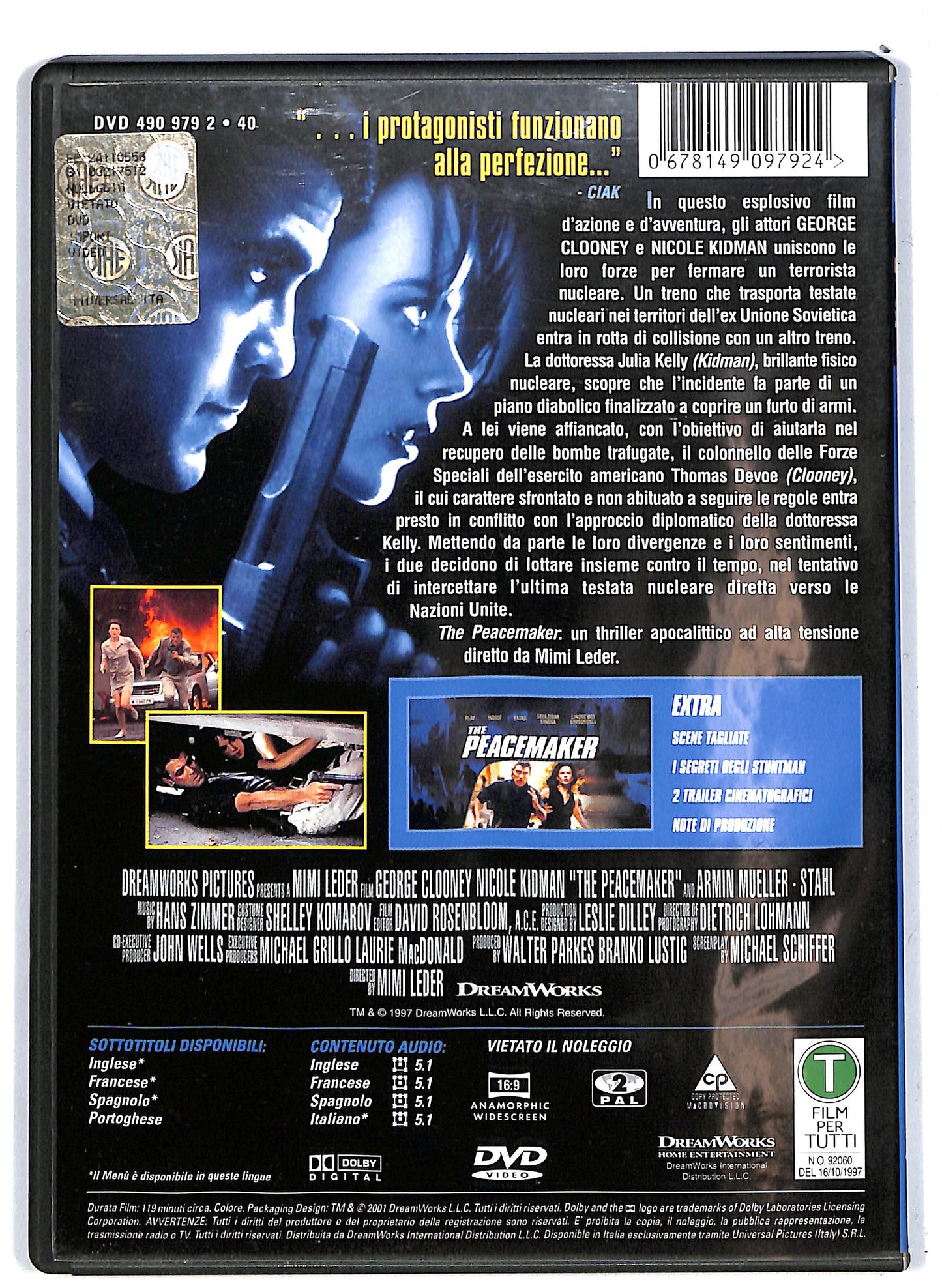 EBOND The Peacemaker DVD D638343