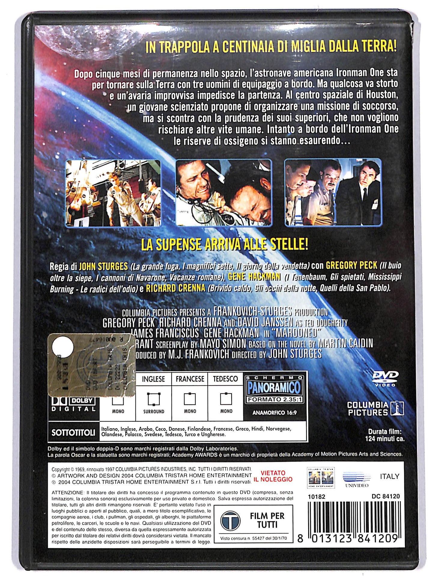 EBOND Abbandonati nello spazio (COPERTINA STRAPPATA) DVD D638464