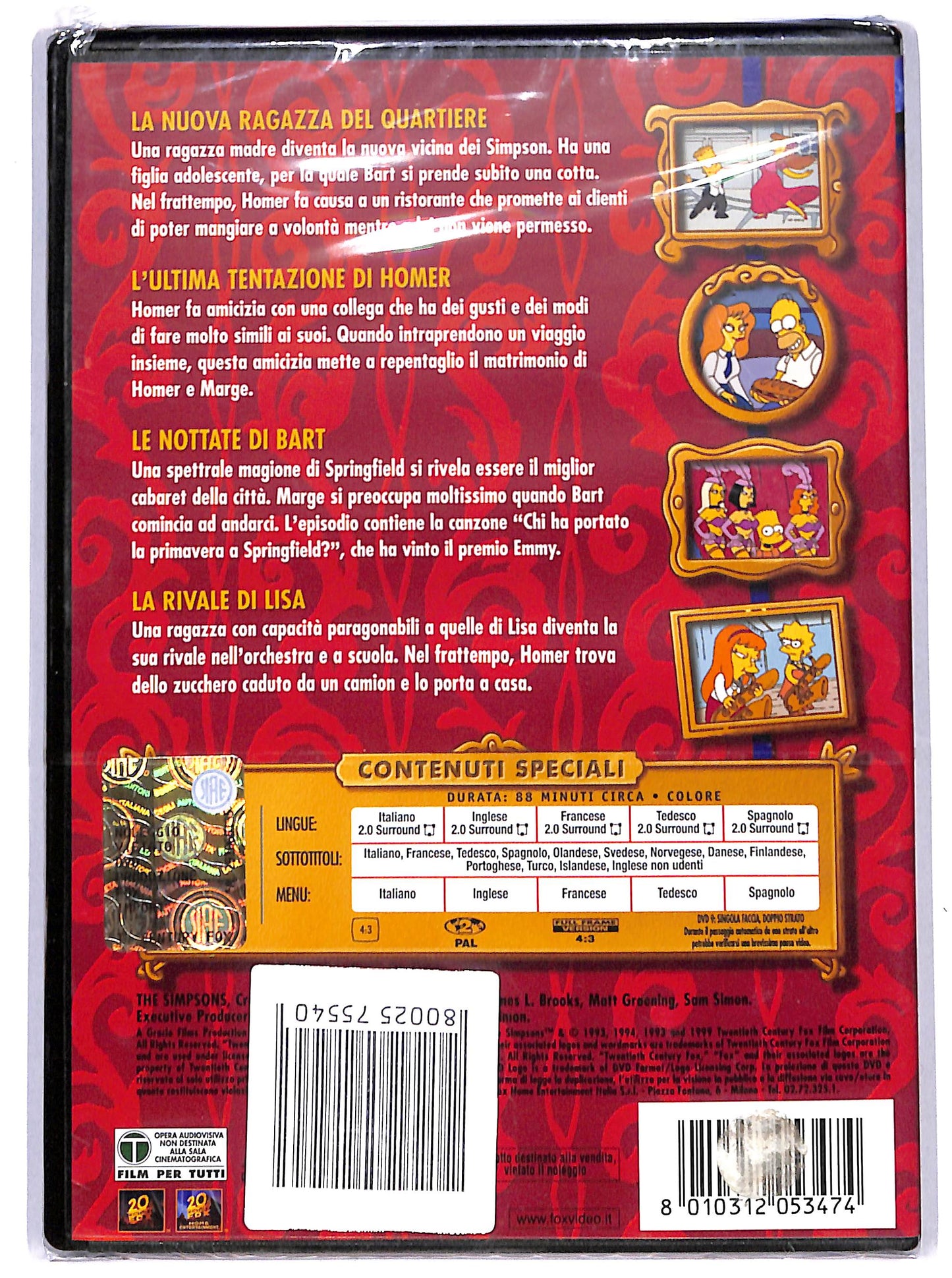 EBOND sesso , bugie e i simpson DVD D638644
