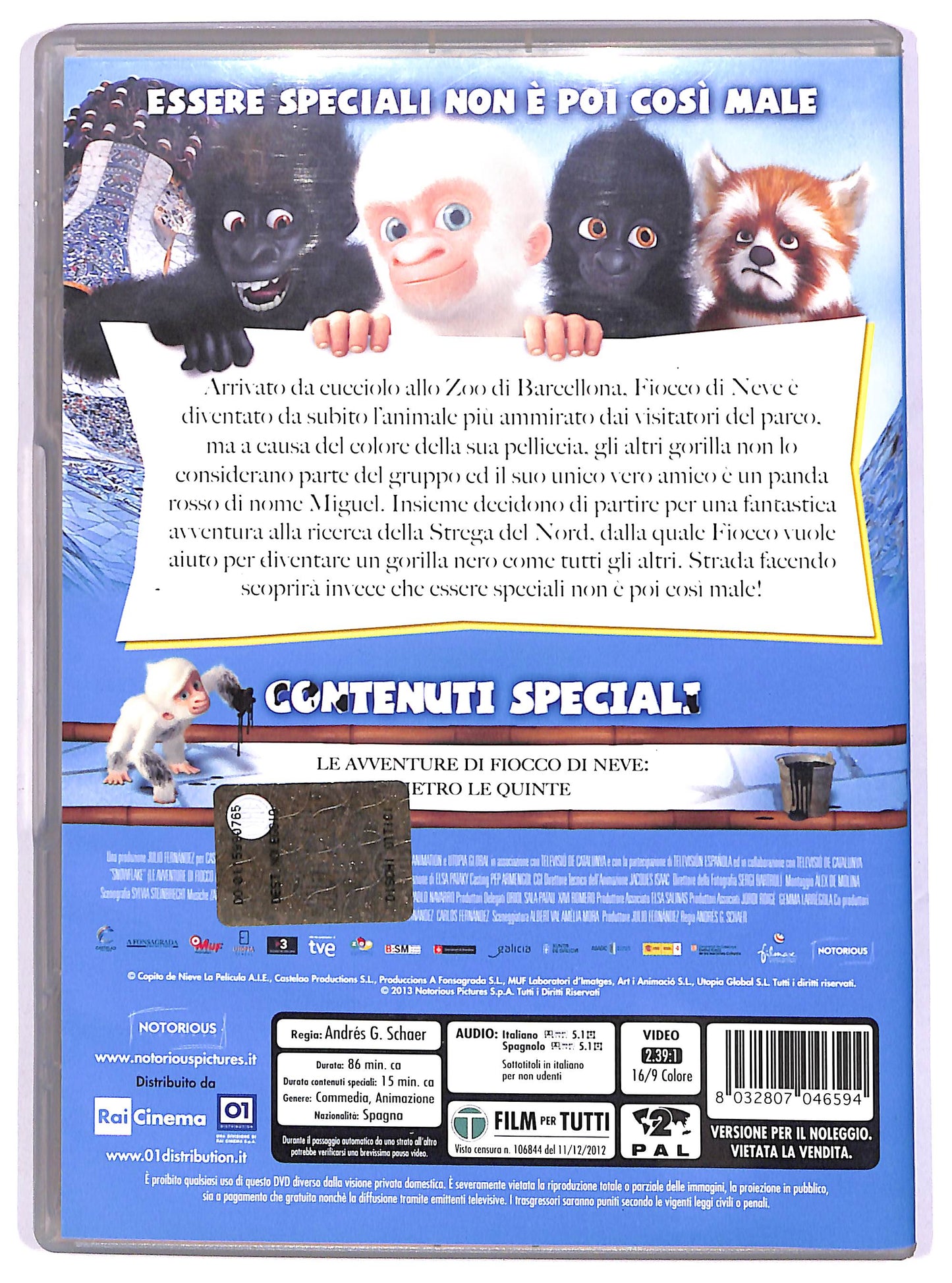 EBOND Le avventure di Fiocco di Neve NOLEGGIO DVD D638719