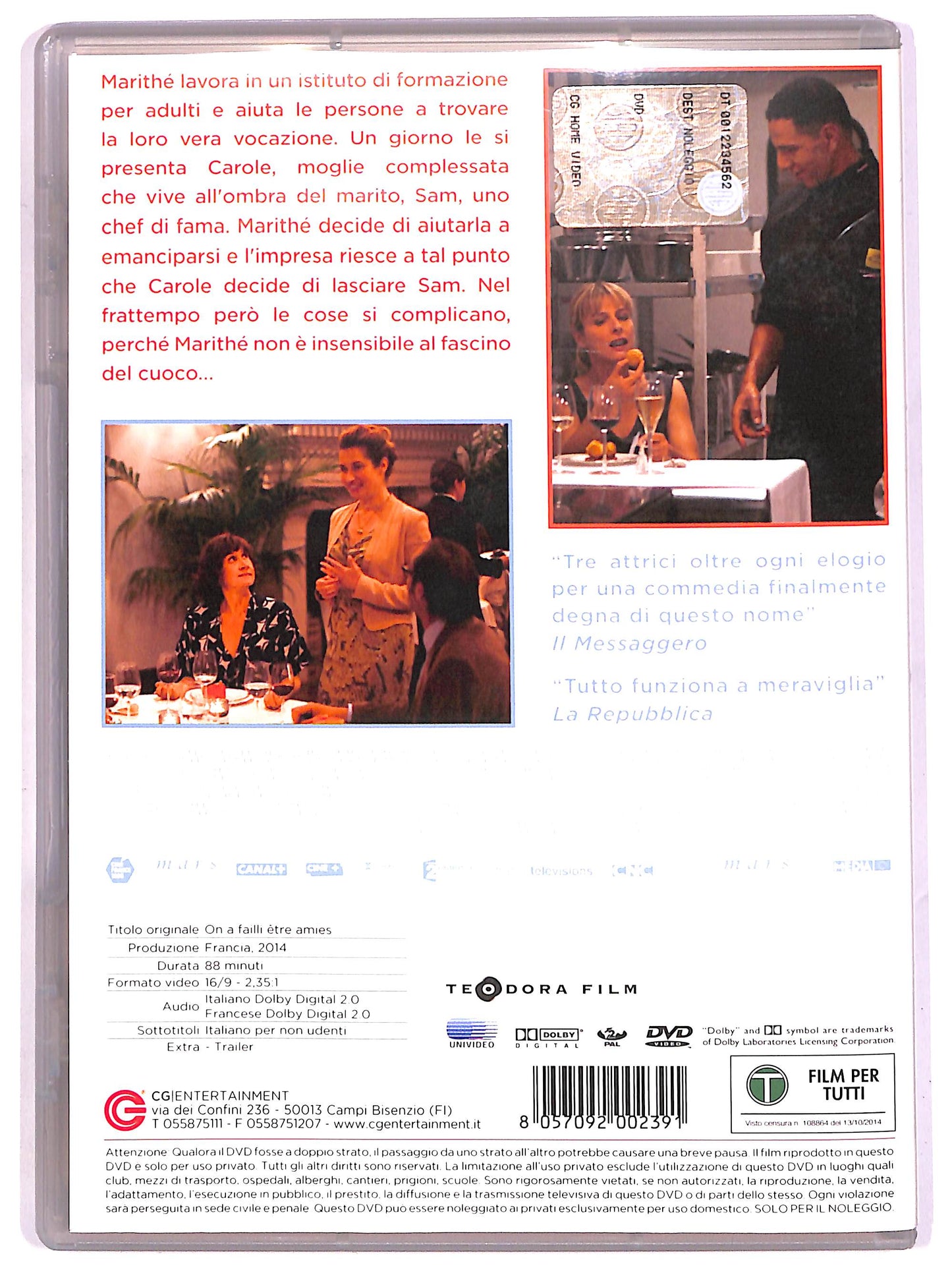 EBOND La moglie del cuoco NOLEGGIO DVD D638846