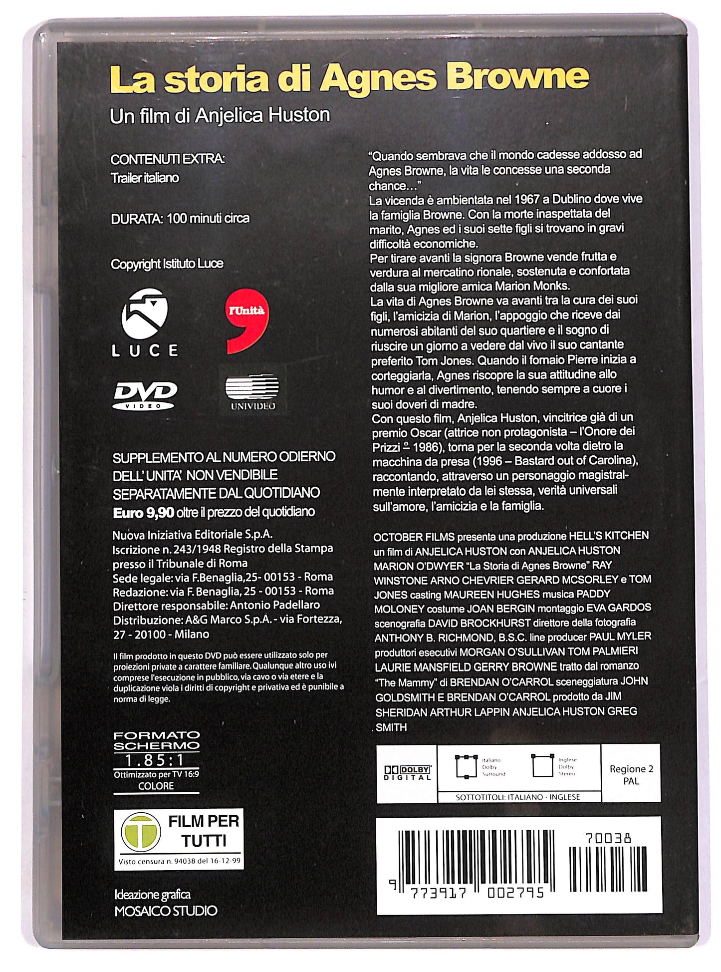 EBOND La storia di Agnes Browne EDITORIALE DVD D639014
