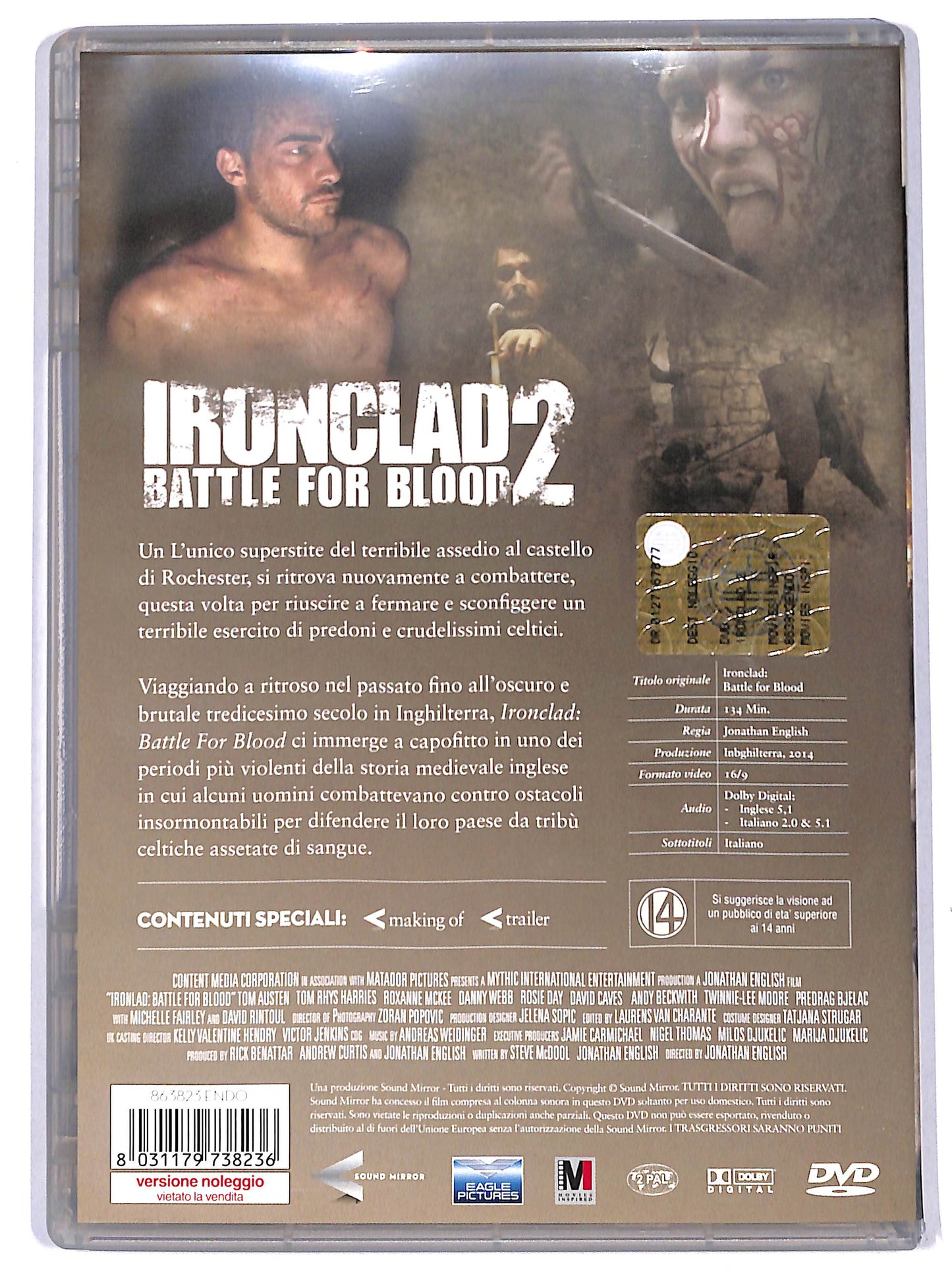 EBOND ironclad 2 battle for blood  NOLEGGIO DVD D639318