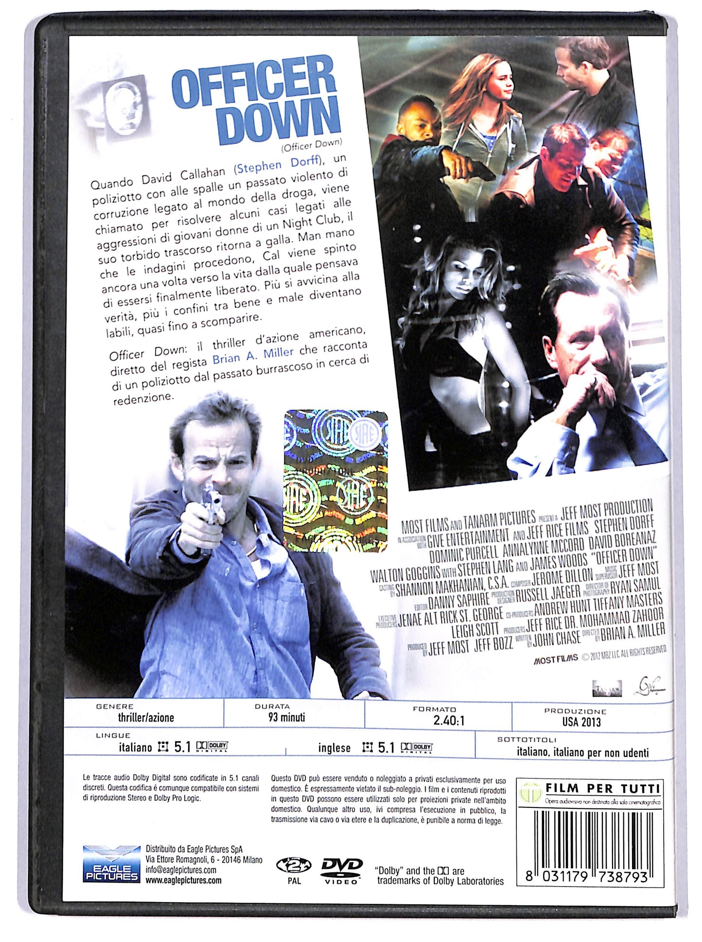 EBOND officer down DVD D639339