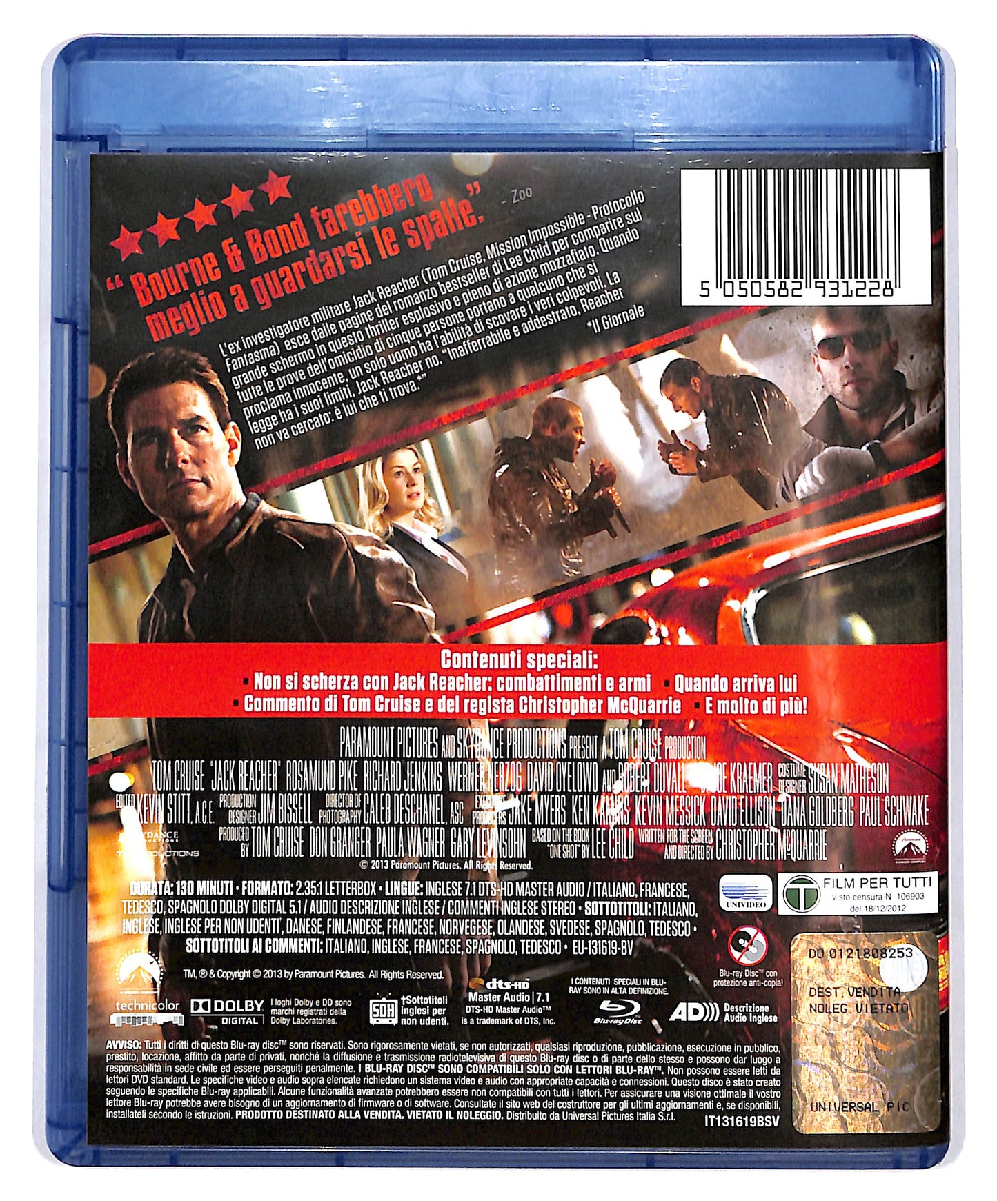 EBOND Jack Reacher  BLURAY D639439