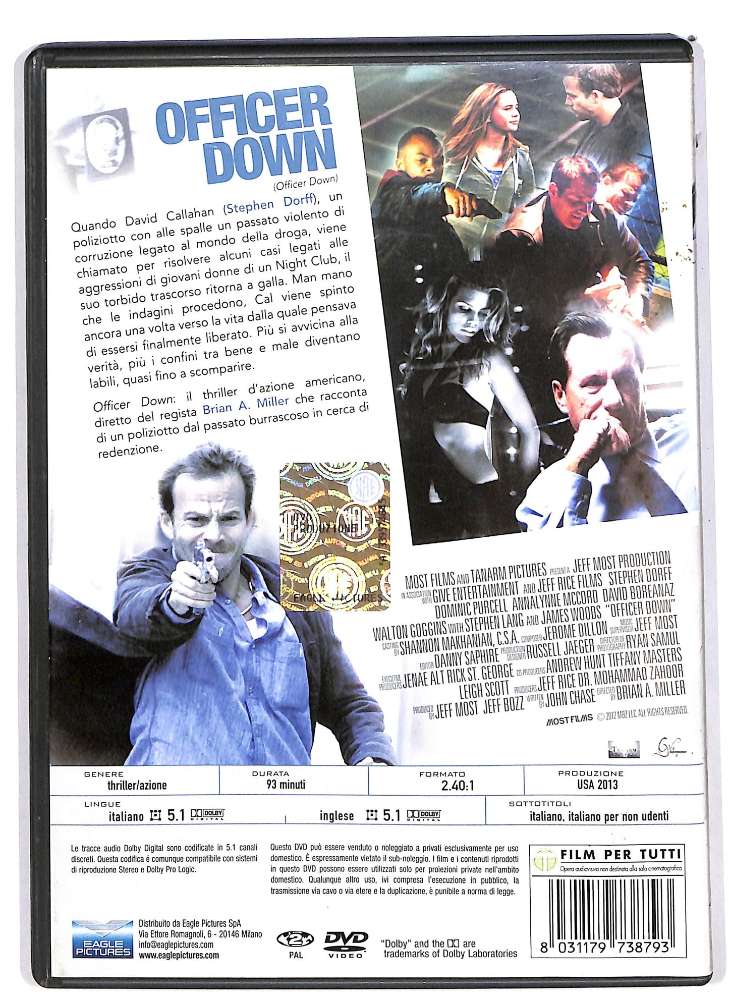EBOND Officer Down DVD D639656