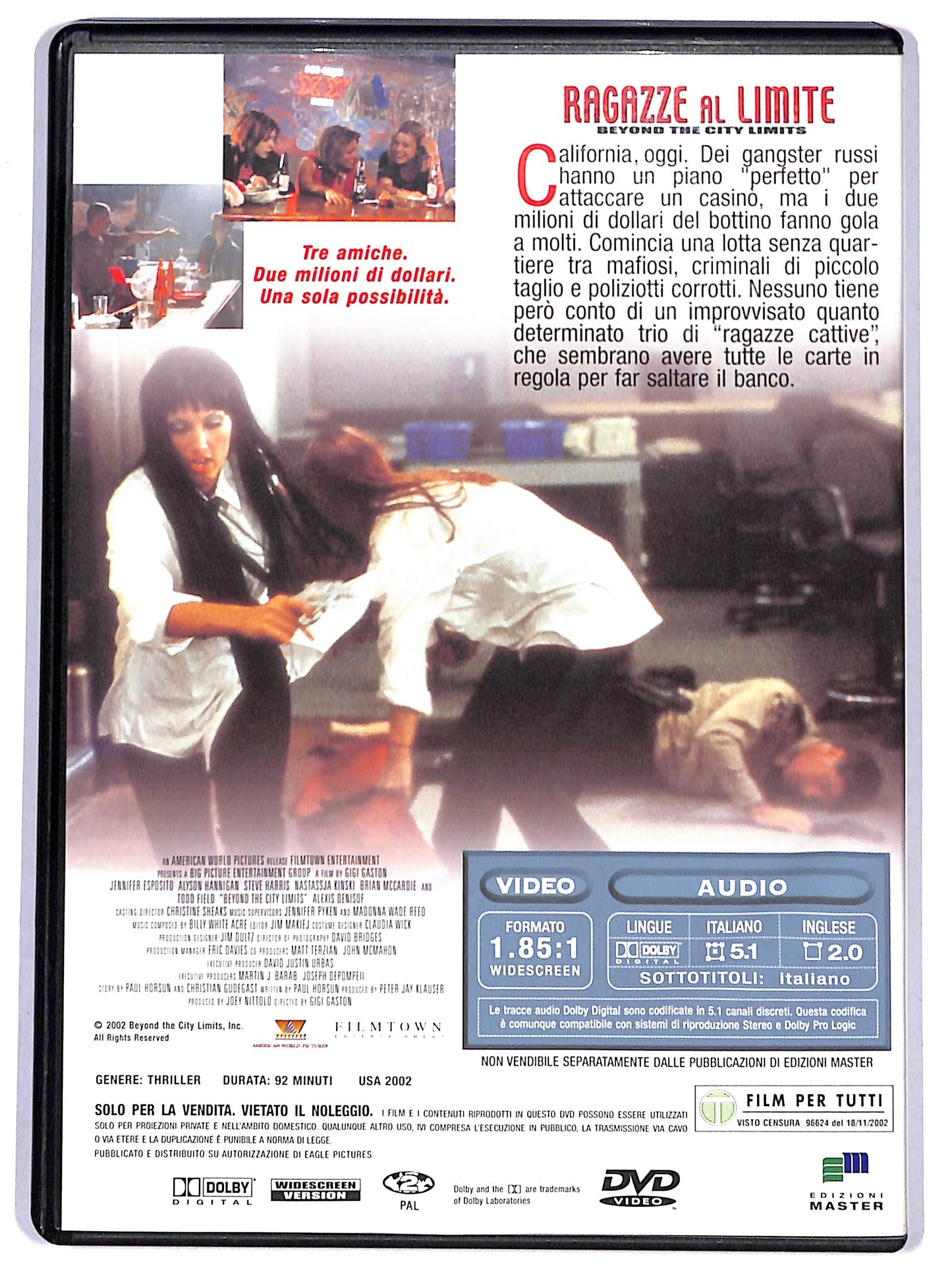 EBOND Ragazze al limite  EDITORIALE DVD D639731