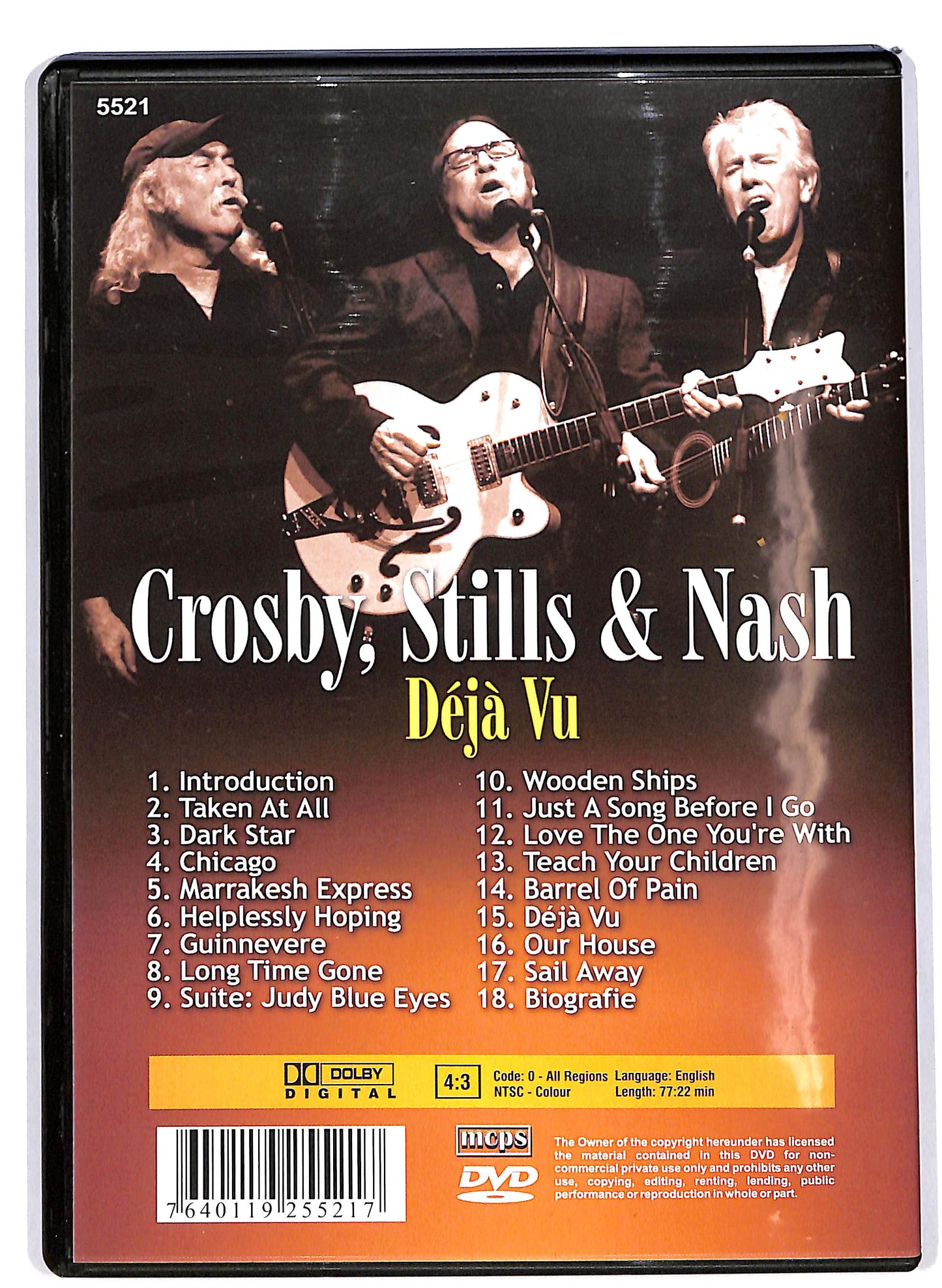 EBOND Crosby Stills & Nash Deja Vu DVD D639802