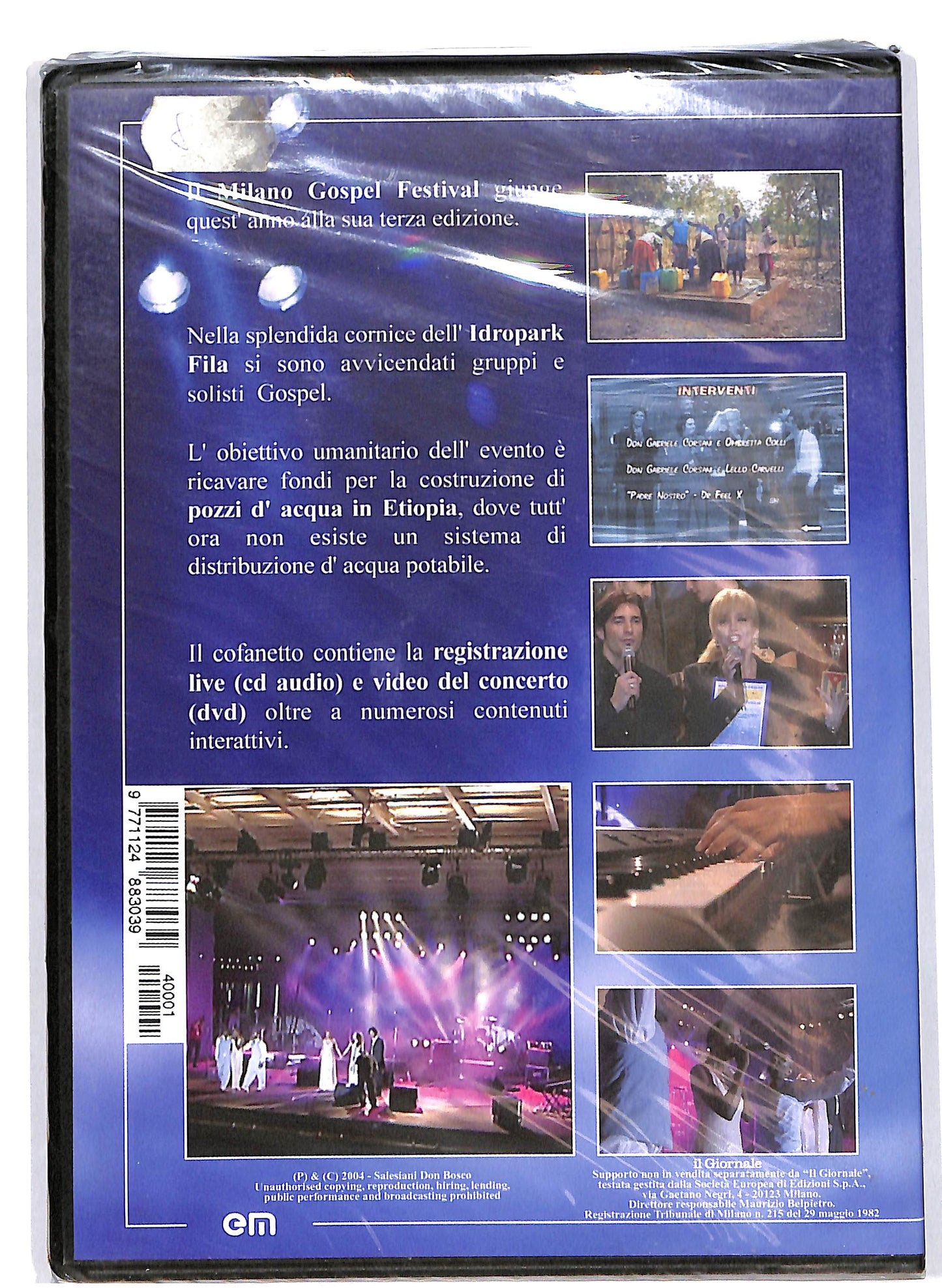 EBOND Milano Gospel Festival 3' edizione  EDITORIALE DVD D639807