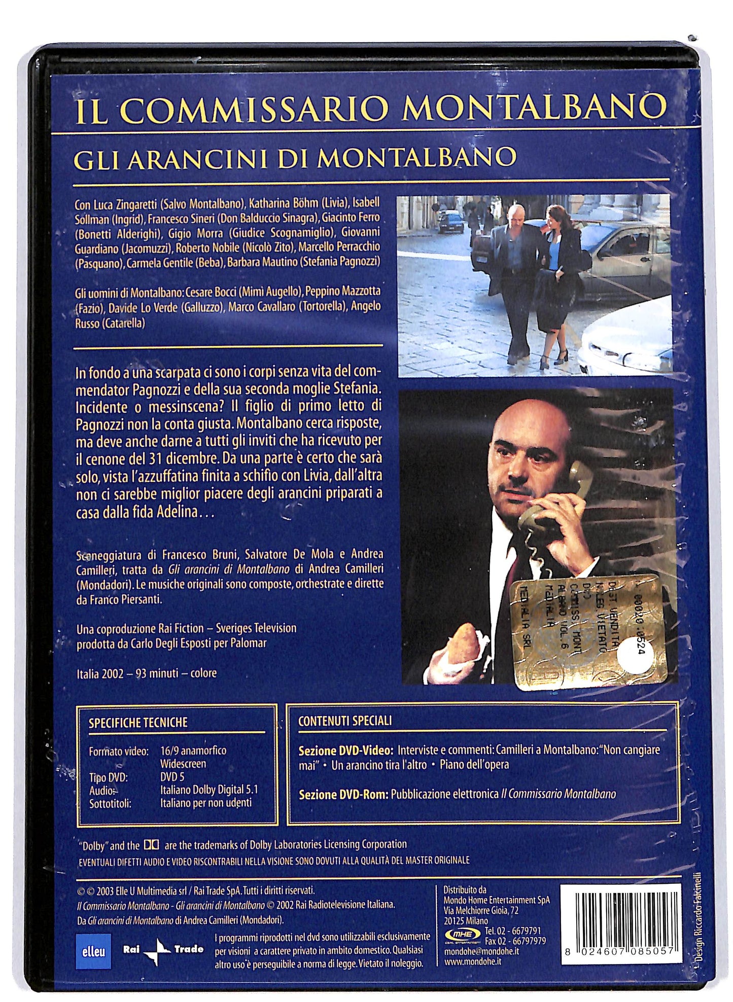 EBOND Il Commissario Montalabano  Gli arancini di Montalbano DVD D639845