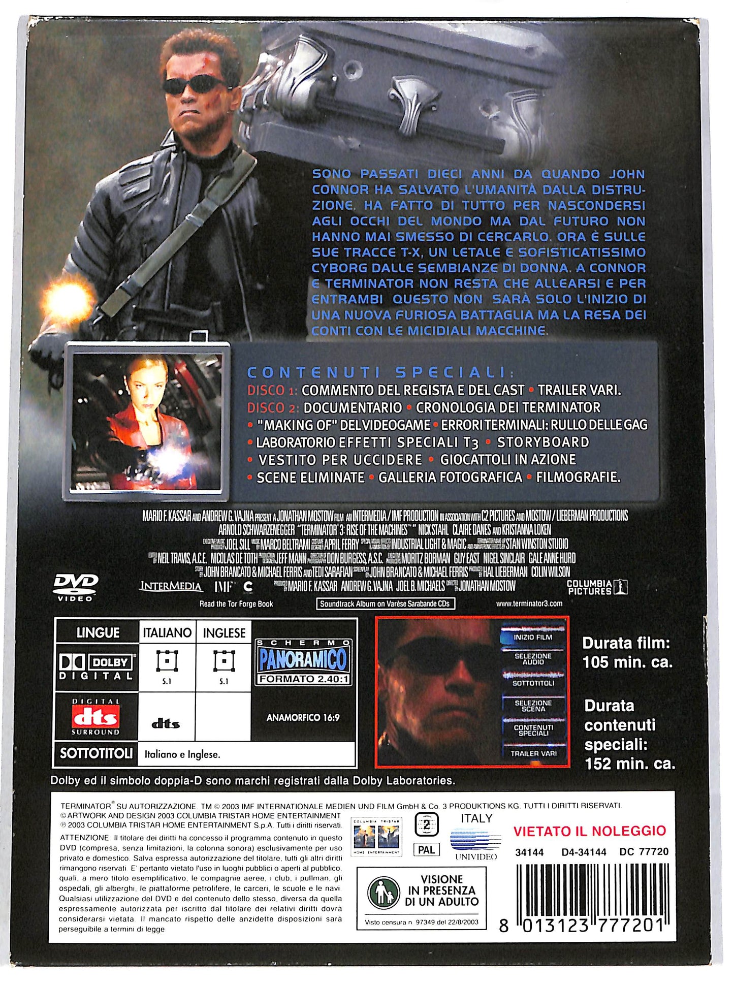 EBOND Terminator 3 Le macchine ribelli (2 DVD). Edizione speciale DVD D639911
