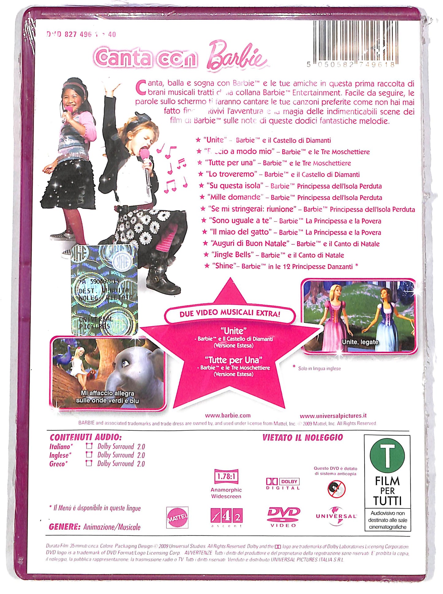 EBOND Barbie - Canta con Barbie DVD D639963