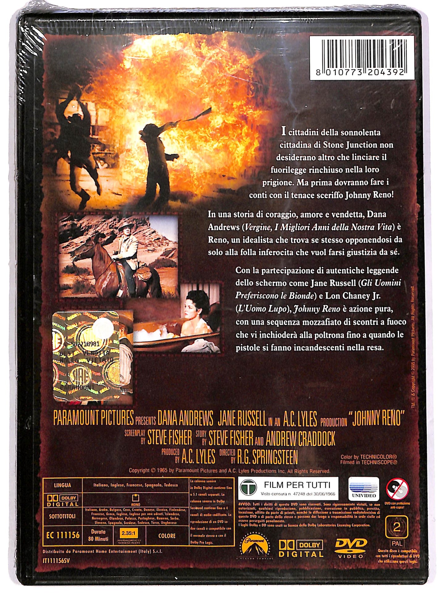 EBOND Johnny Reno DVD D640114